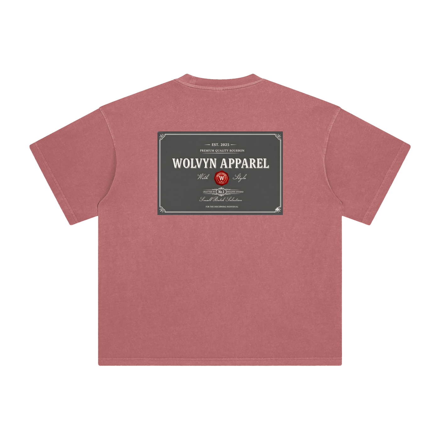 Wolvyn Bourbon Enzyme Washed T-Shirt - Wolvyn Apparel