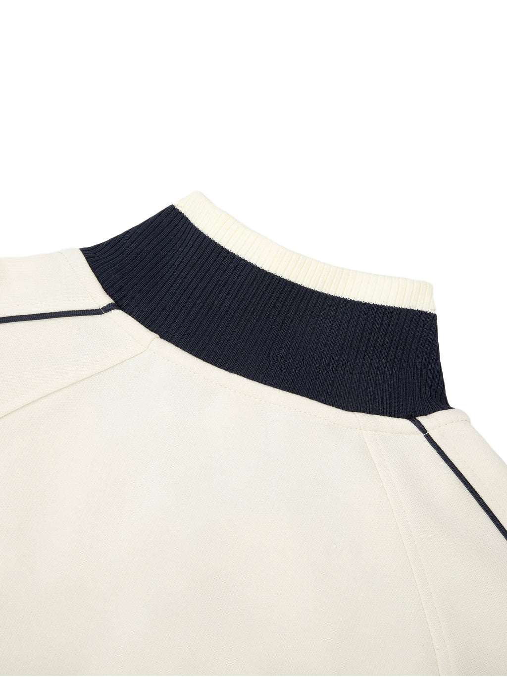 Wolvyn Chi Red Color Block Raglan Sleeve Zip Track Jacket - Wolvyn Apparel