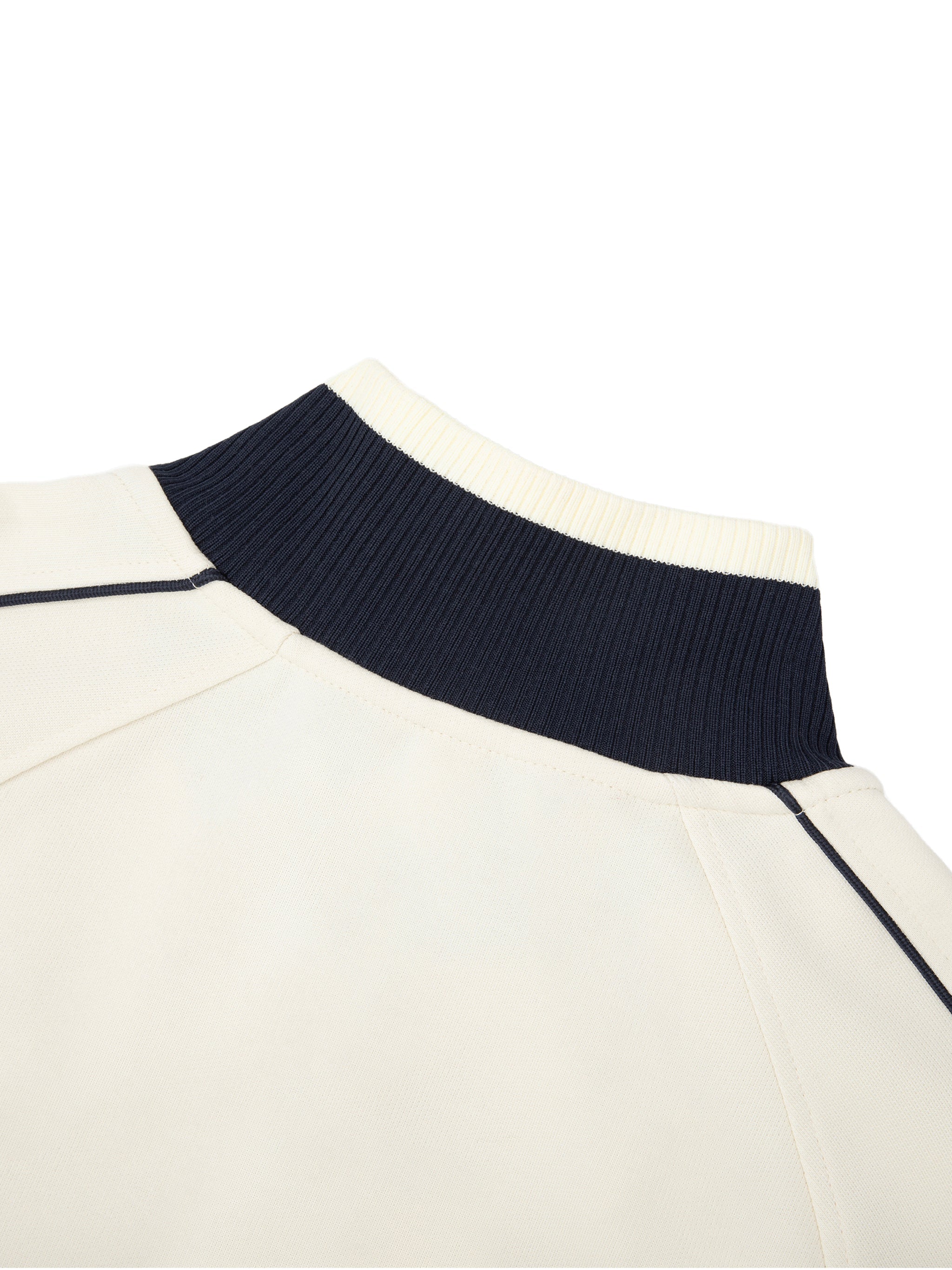 Wolvyn Chi Red Color Block Raglan Sleeve Zip Track Jacket - Wolvyn Apparel