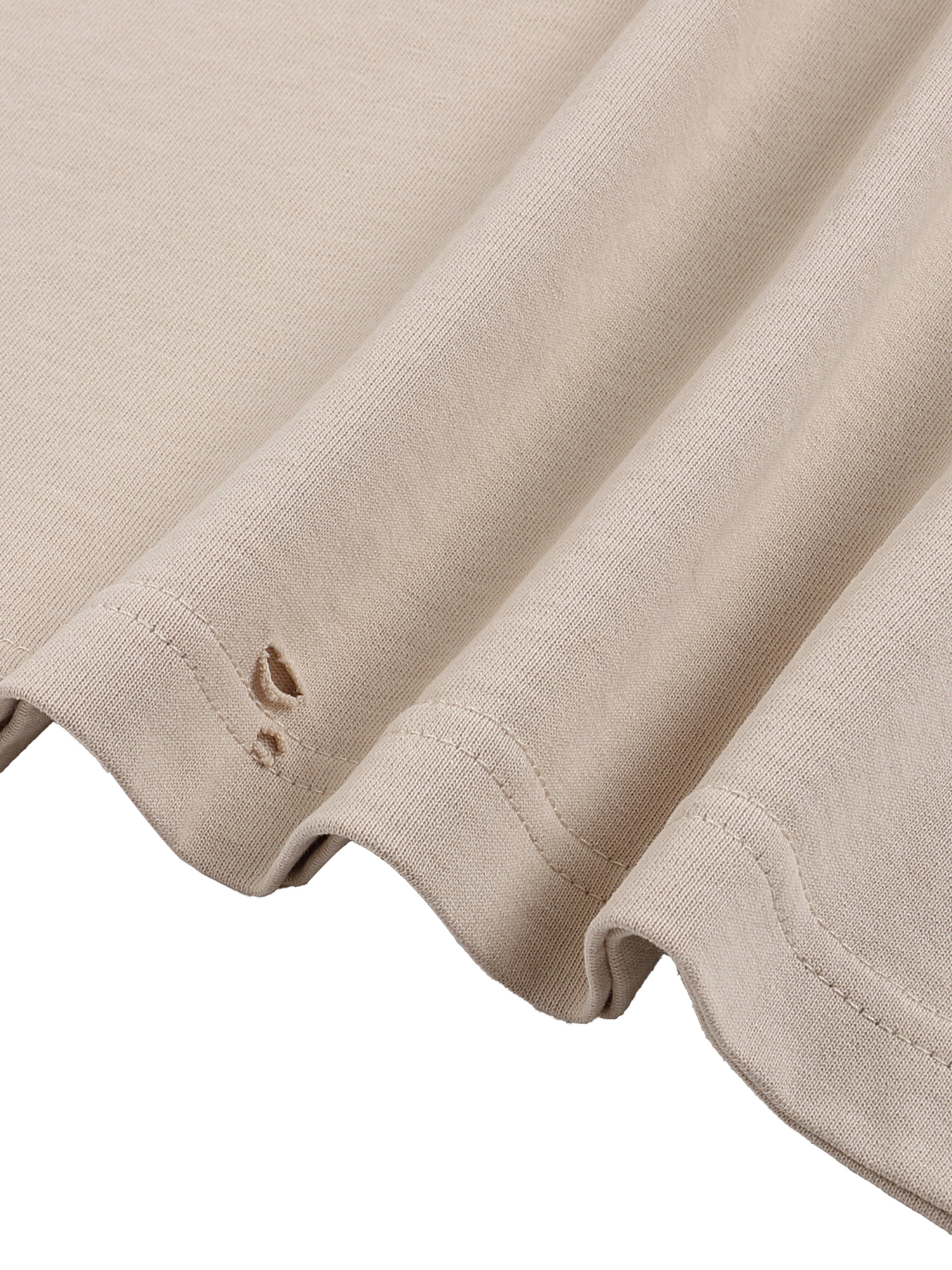 Wolvyn Classic Frayed Boxy Tee - Wolvyn Apparel