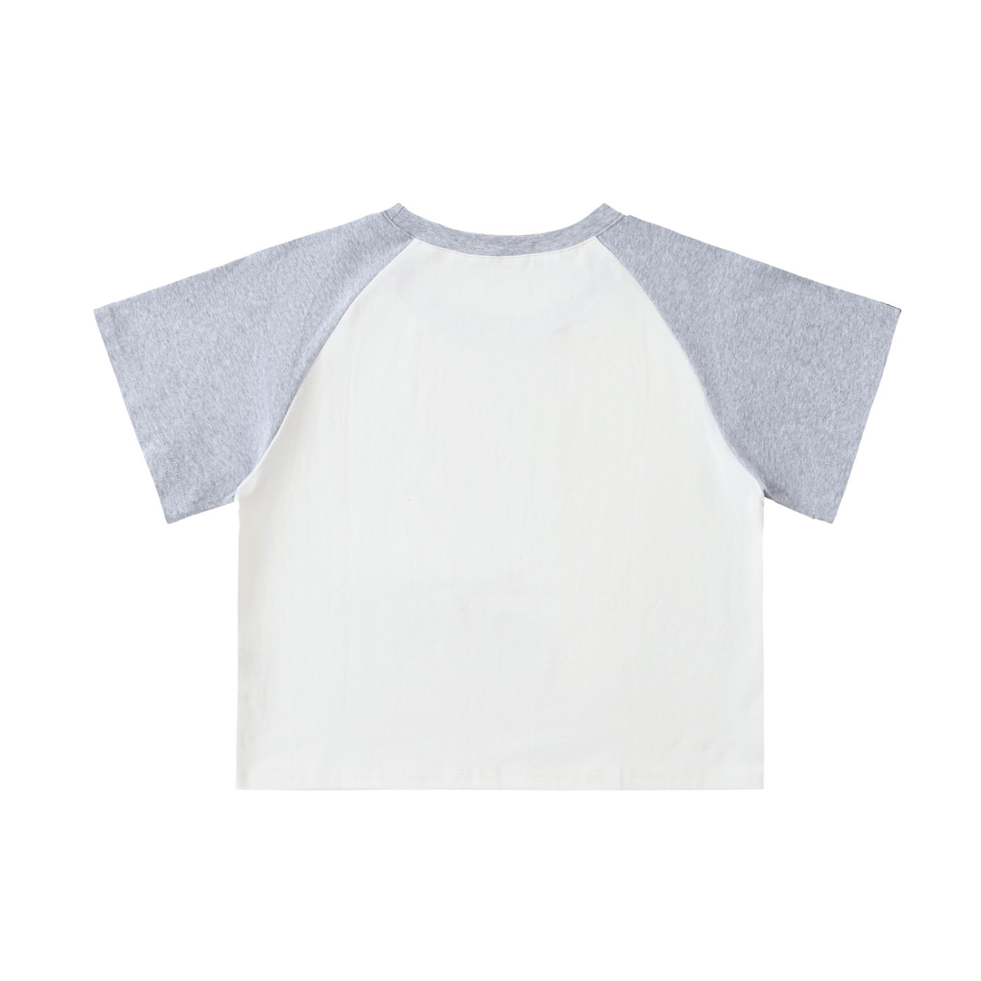 Wolvyn Color - Blocked Raglan Sleeve Crop Top - Wolvyn Apparel
