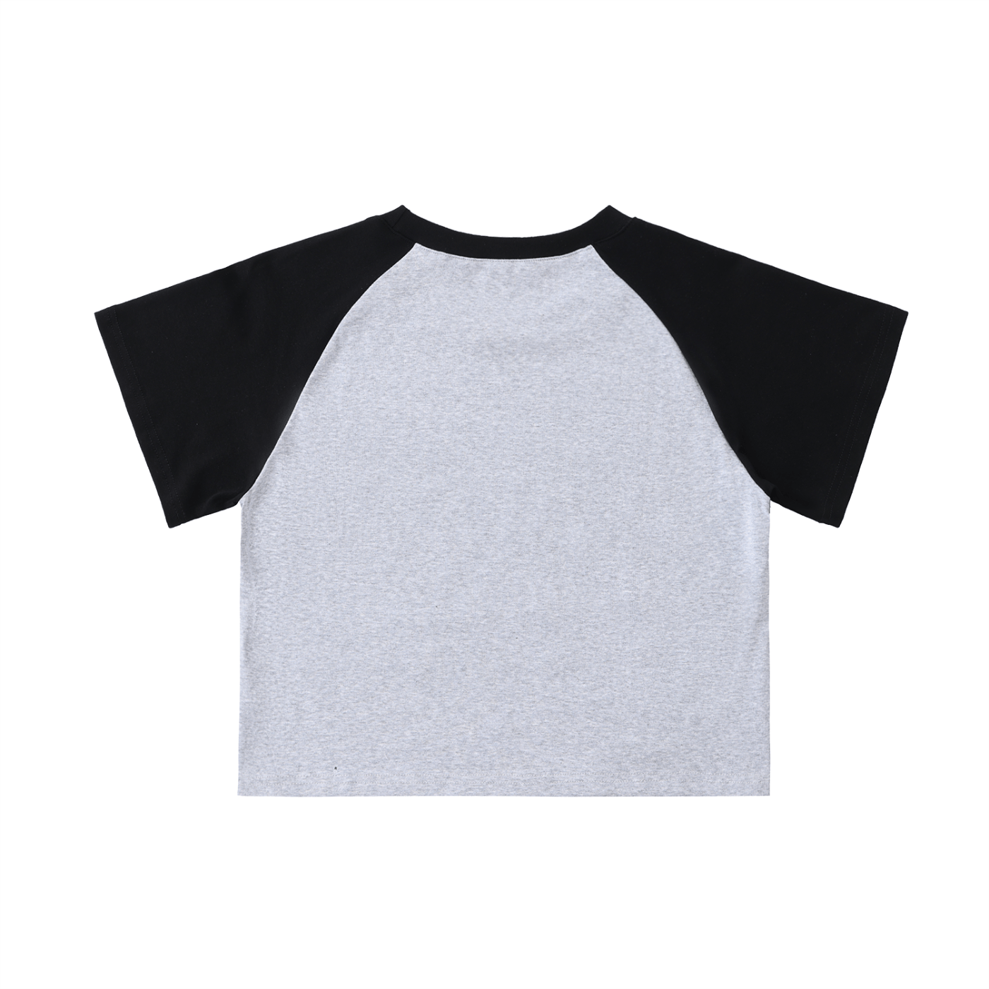 Wolvyn Color - Blocked Raglan Sleeve Crop Top - Wolvyn Apparel
