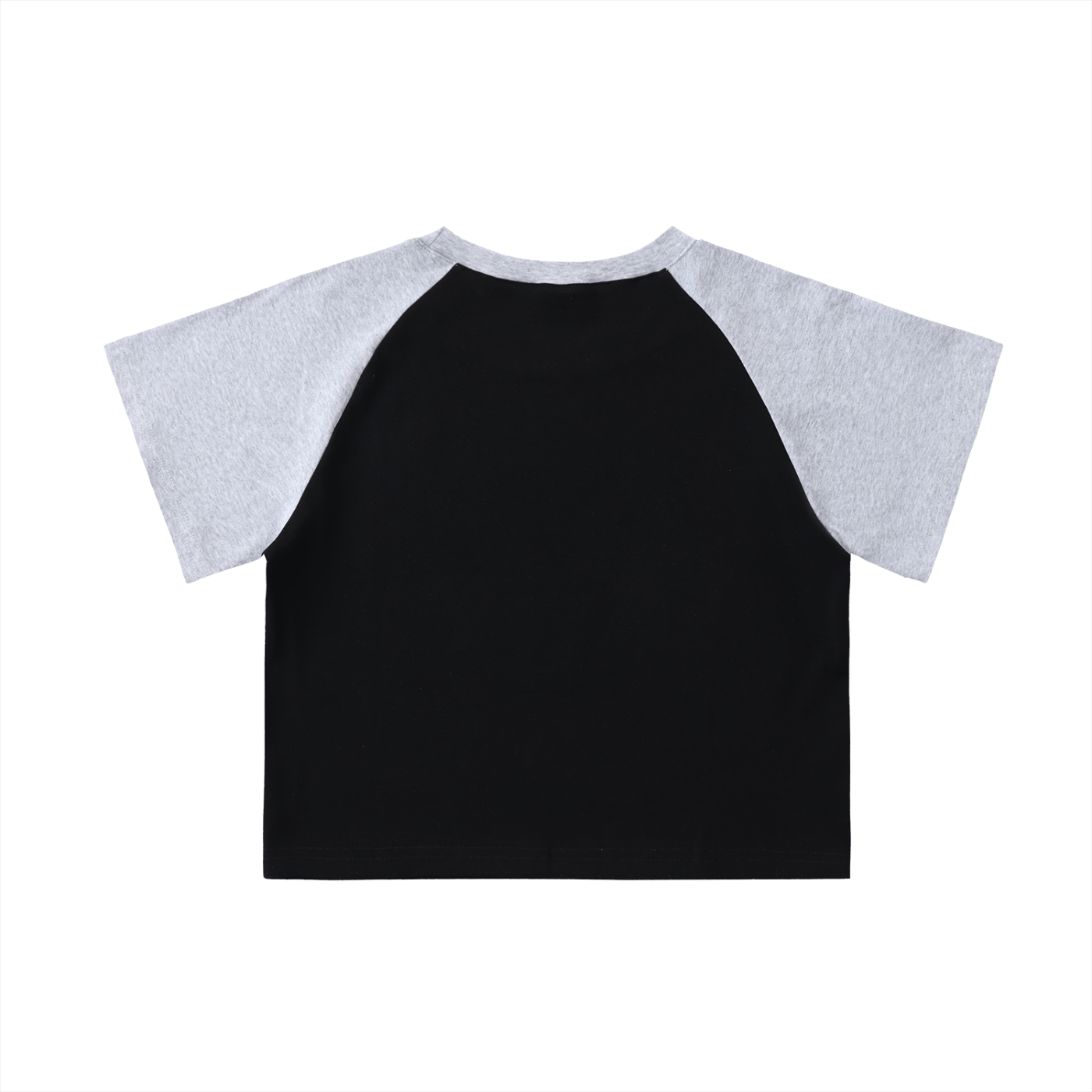 Wolvyn Color - Blocked Raglan Sleeve Crop Top - Wolvyn Apparel