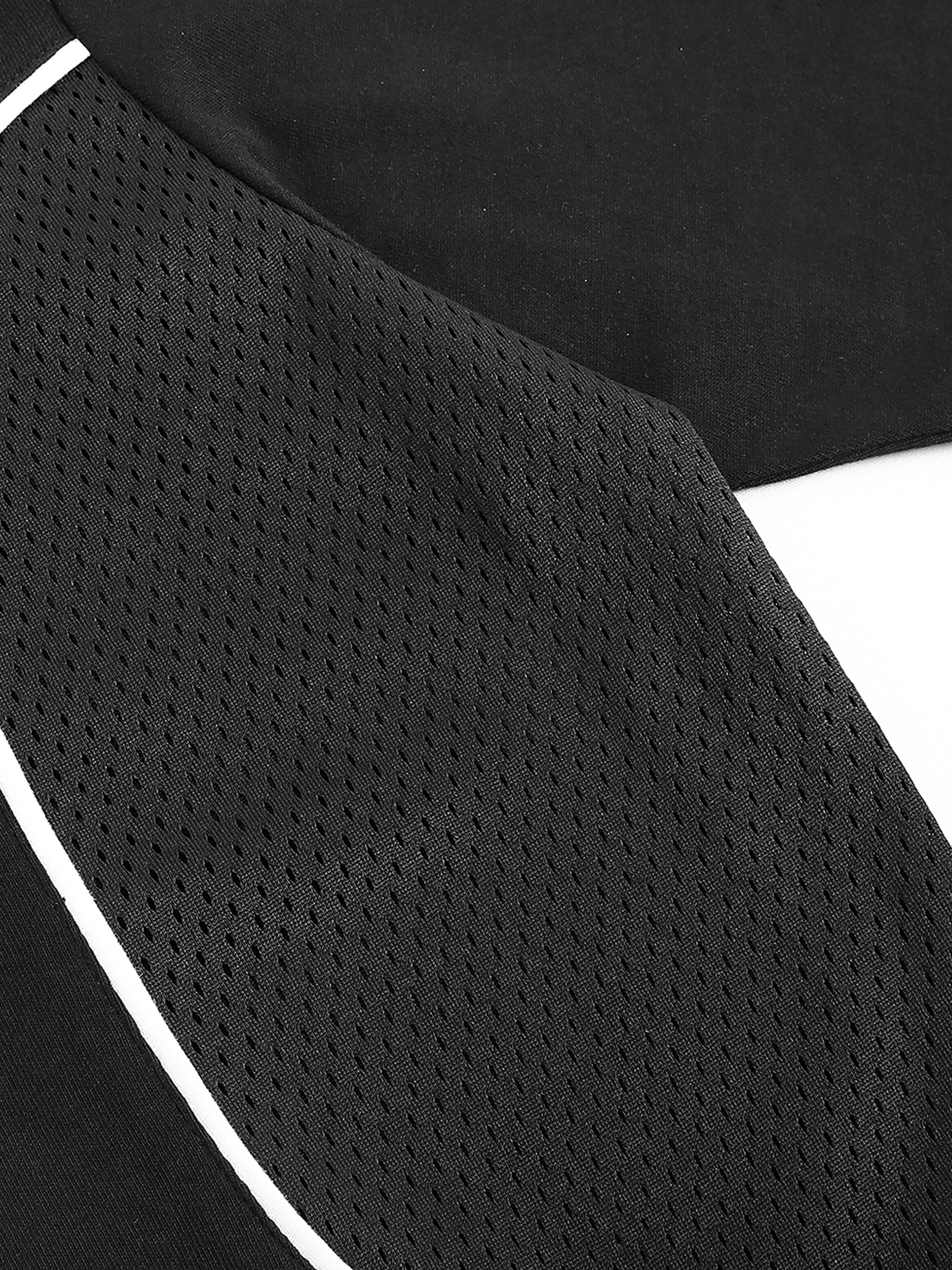 Wolvyn Contrast Piped Panel T-Shirt - Wolvyn Apparel