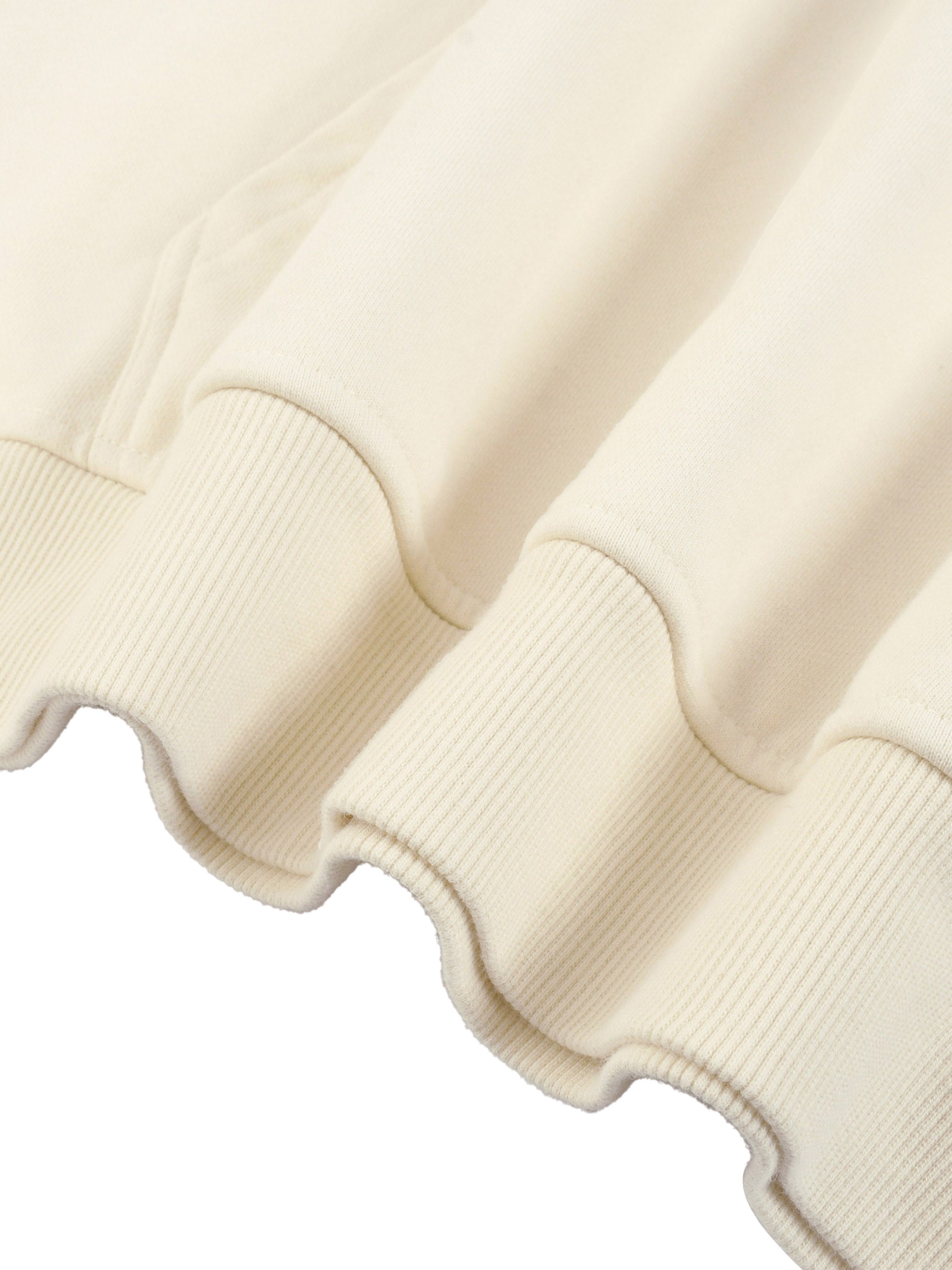 Wolvyn Contrast Tape Raw Edge Double Layered Hoodie - Wolvyn Apparel