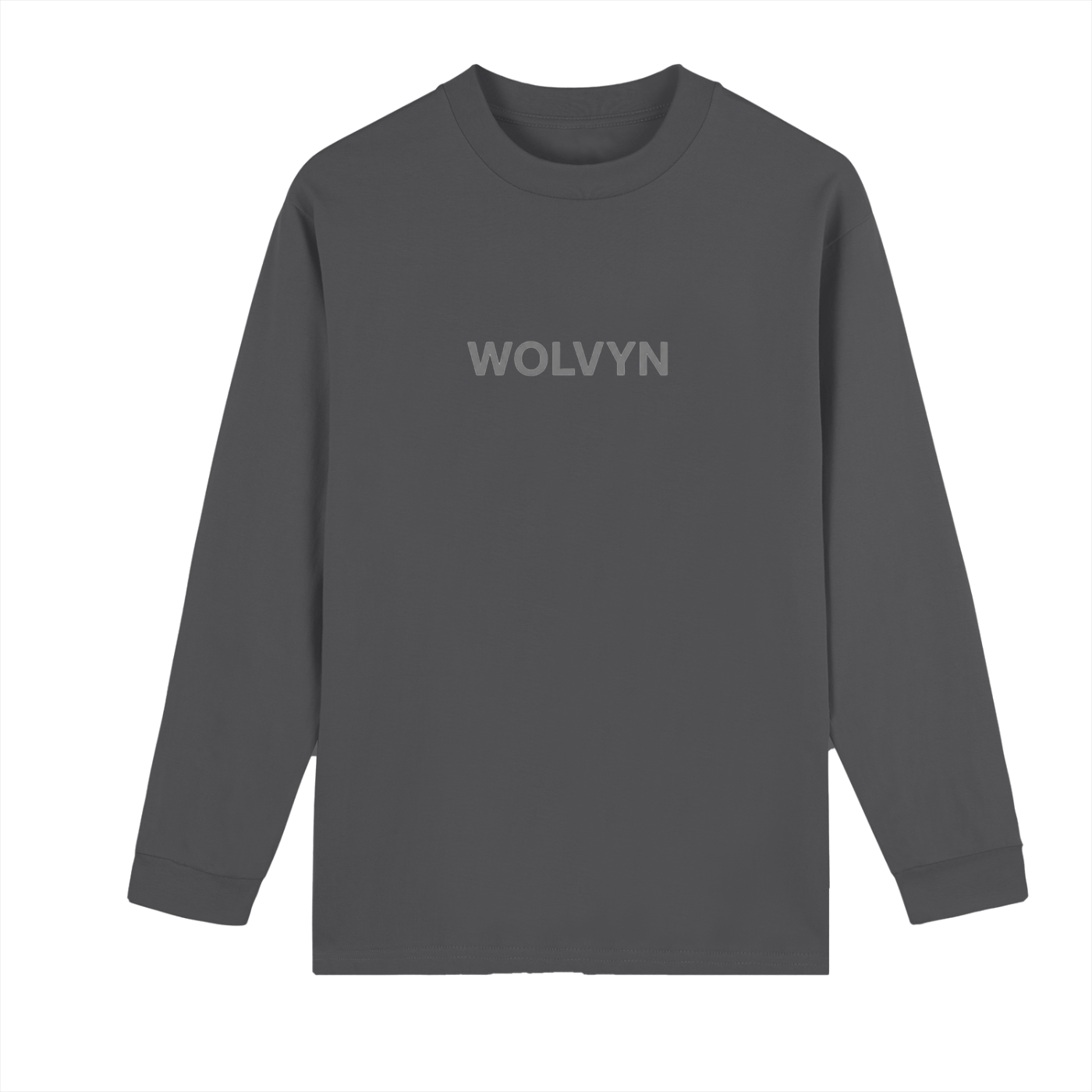 Wolvyn Crew Neck Drop Shoulder Long Sleeve Shirt - Wolvyn Apparel