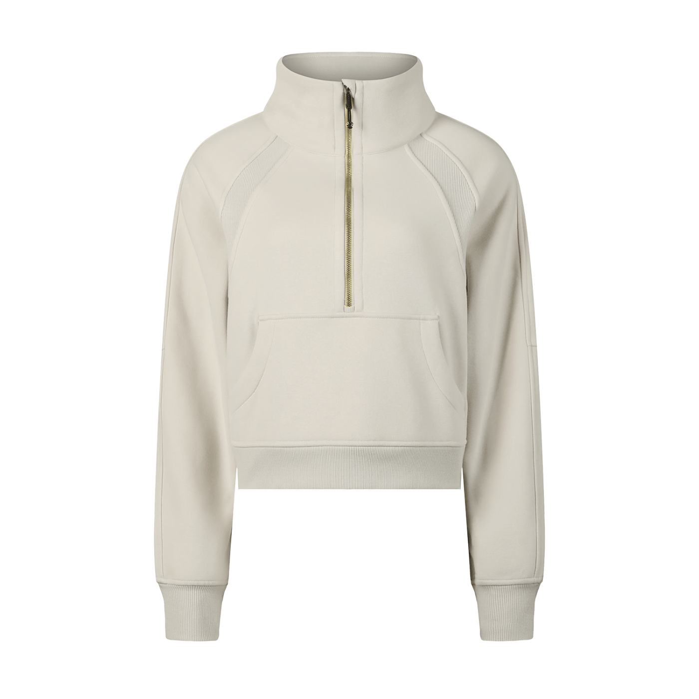 Wolvyn Cropped Half - Zip Sweatshirt - Wolvyn Apparel
