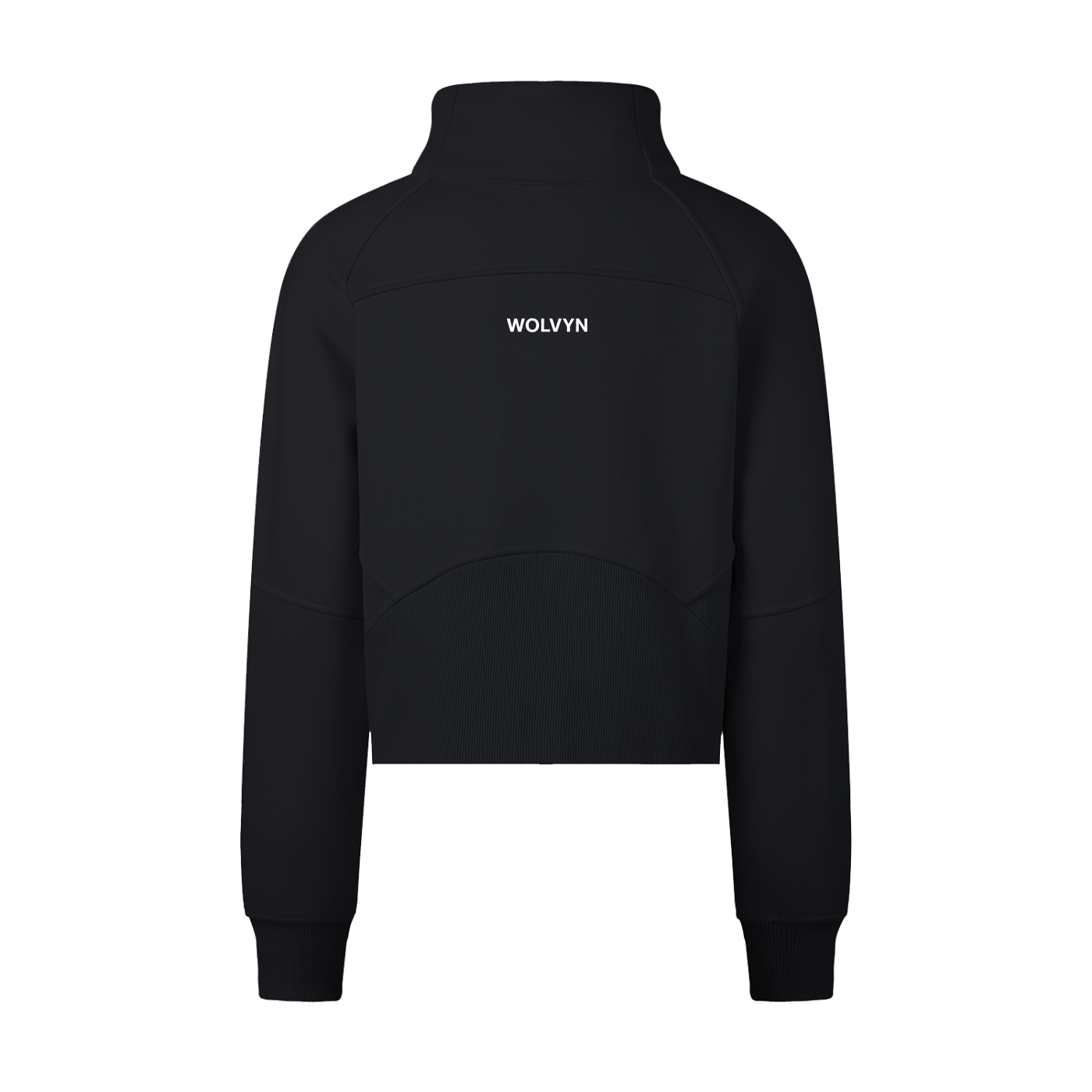 Wolvyn Cropped Half - Zip Sweatshirt - Wolvyn Apparel