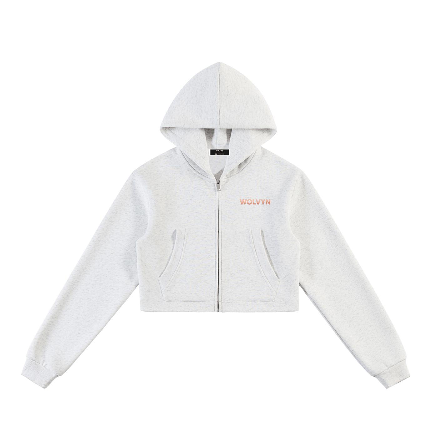 Wolvyn Cropped Zip - Up Hoodie - Wolvyn Apparel