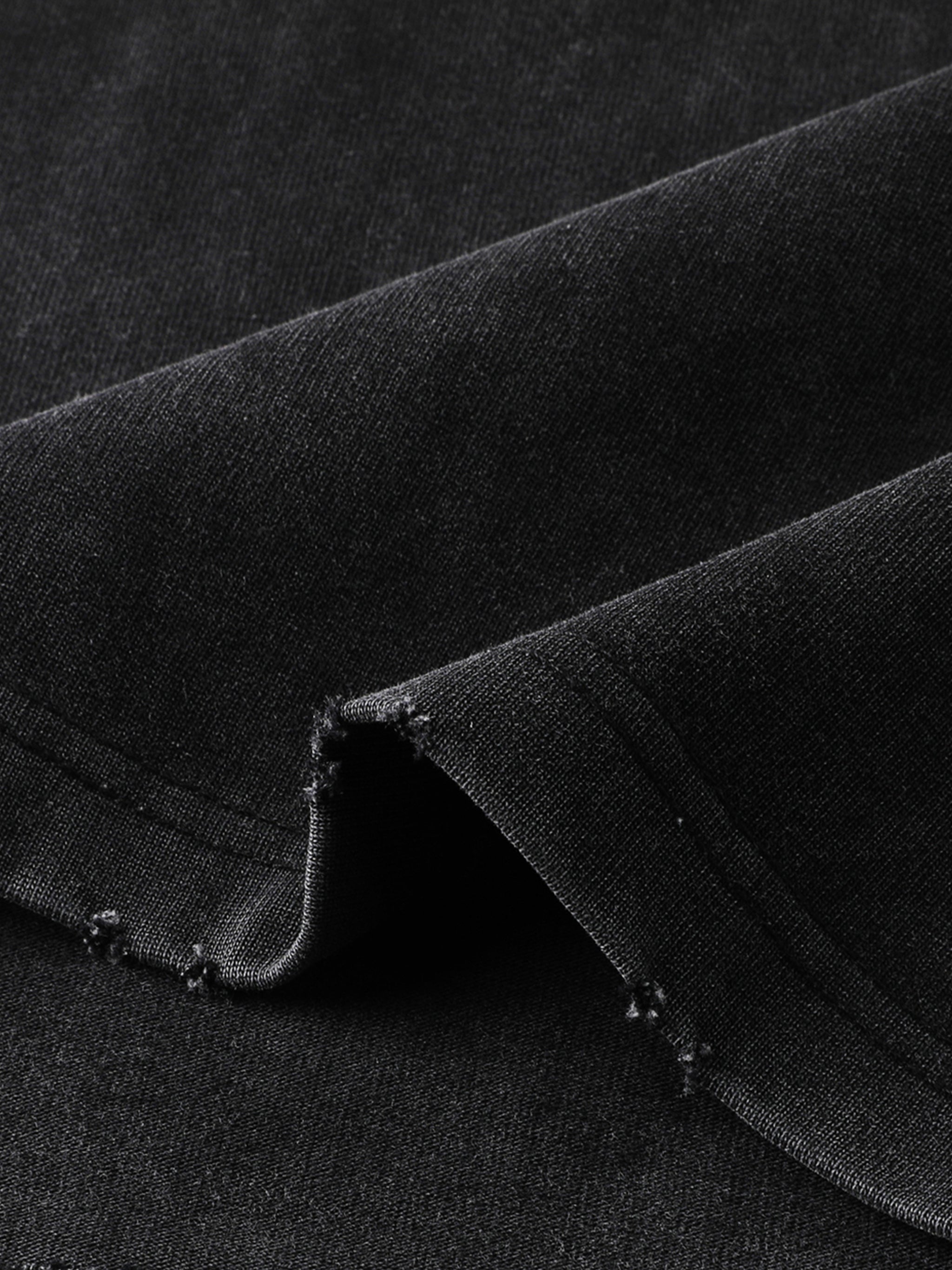 Wolvyn Diamond Teeth Heavyweight Vintage Washed Frayed T-Shirt - 430 GSM - Wolvyn Apparel