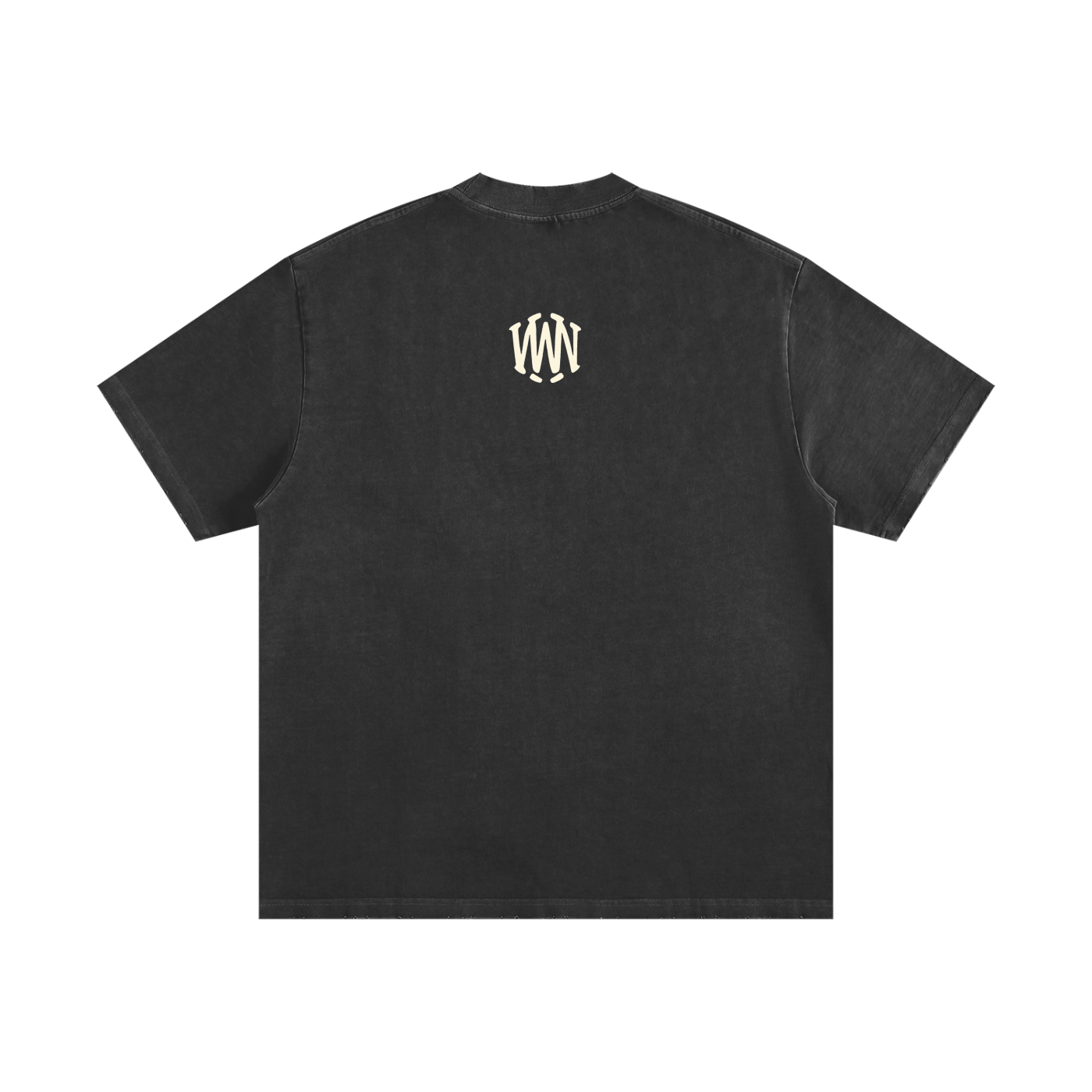 Wolvyn Diamond Teeth Heavyweight Vintage Washed Frayed T-Shirt - 430 GSM - Wolvyn Apparel