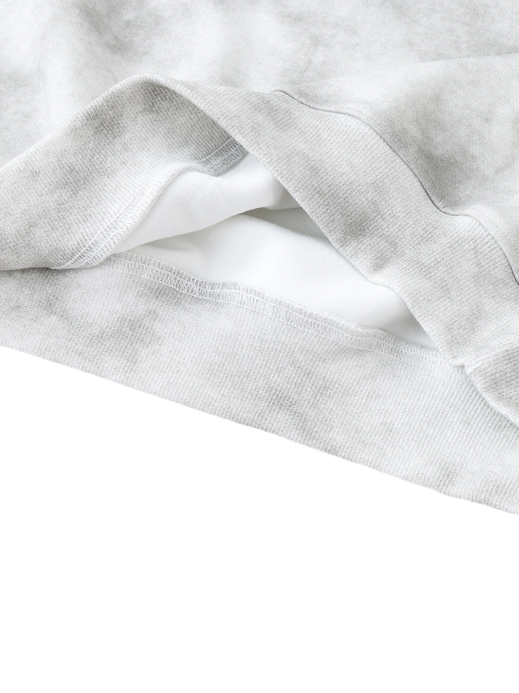 Wolvyn Dirty Washed Boxy Fleeced Sweatshirt - Wolvyn Apparel