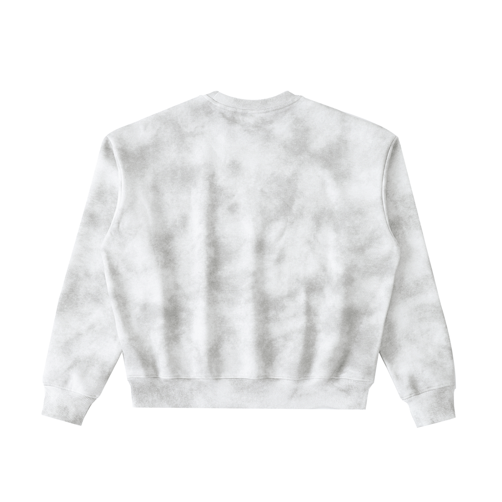 Wolvyn Dirty Washed Boxy Fleeced Sweatshirt - Wolvyn Apparel