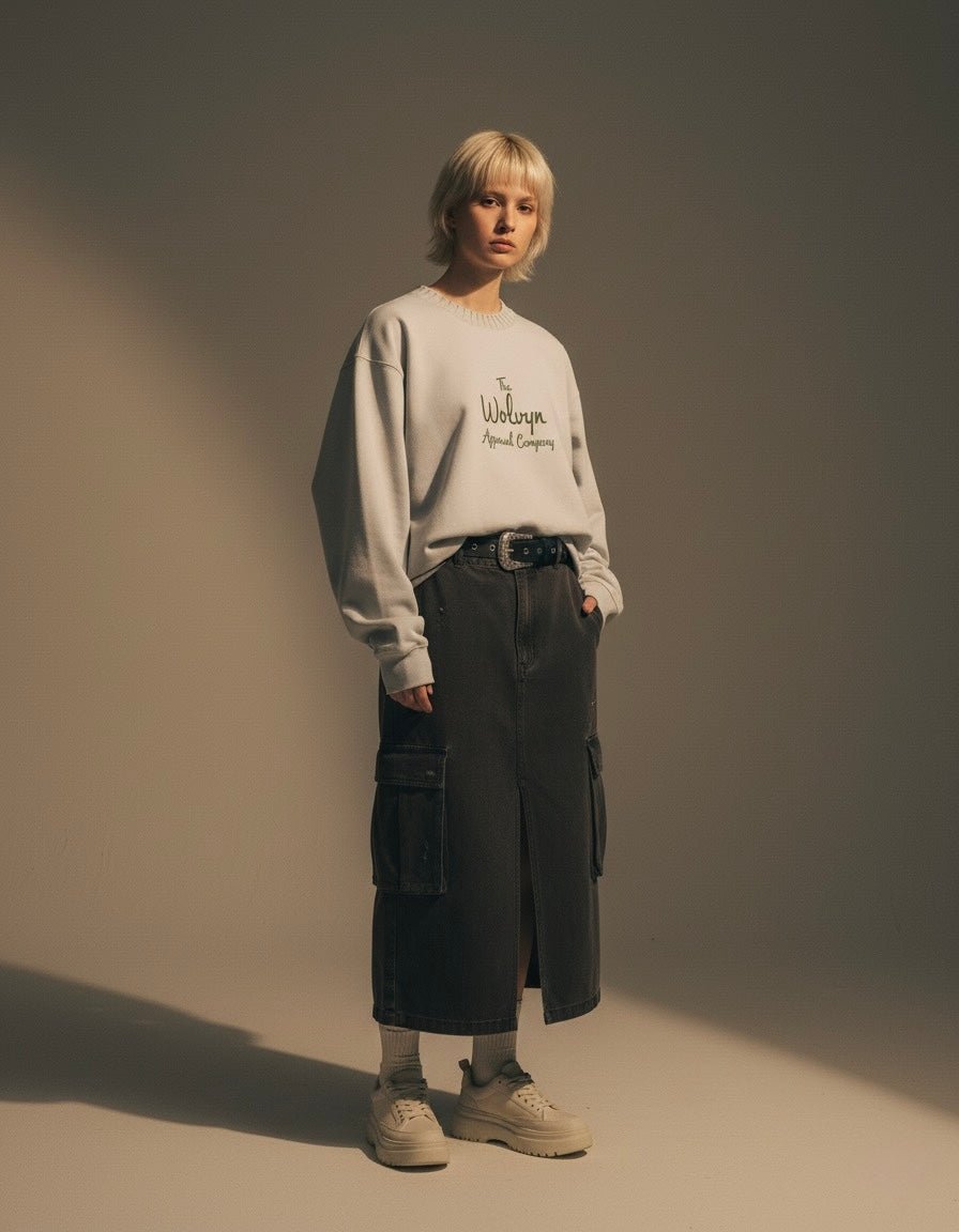 Wolvyn Drop Shoulder Crewneck Sweatshirt - Wolvyn Apparel