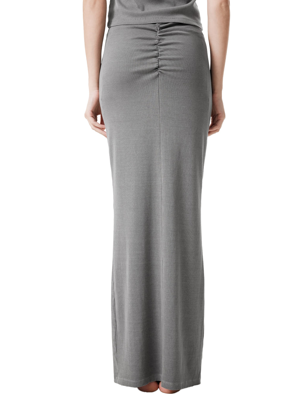 Wolvyn Dyed Washed Drawstring Maxi Skirt - Wolvyn Apparel