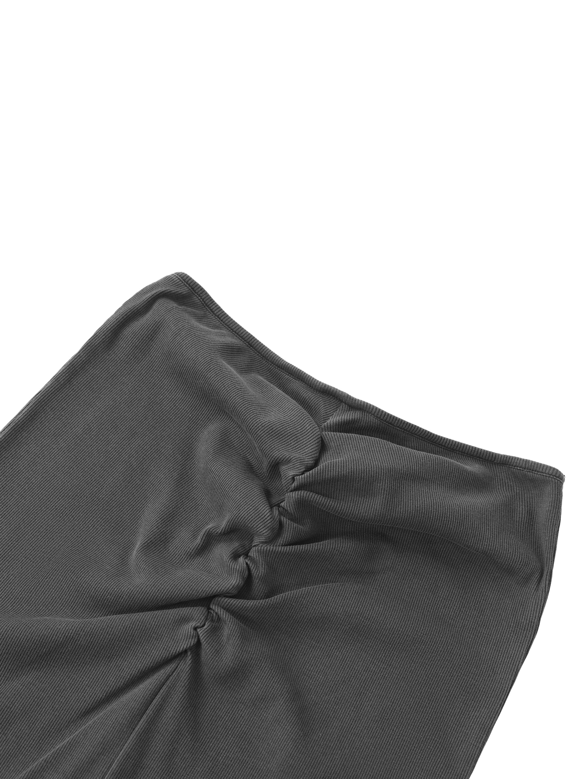 Wolvyn Dyed Washed Drawstring Maxi Skirt - Wolvyn Apparel