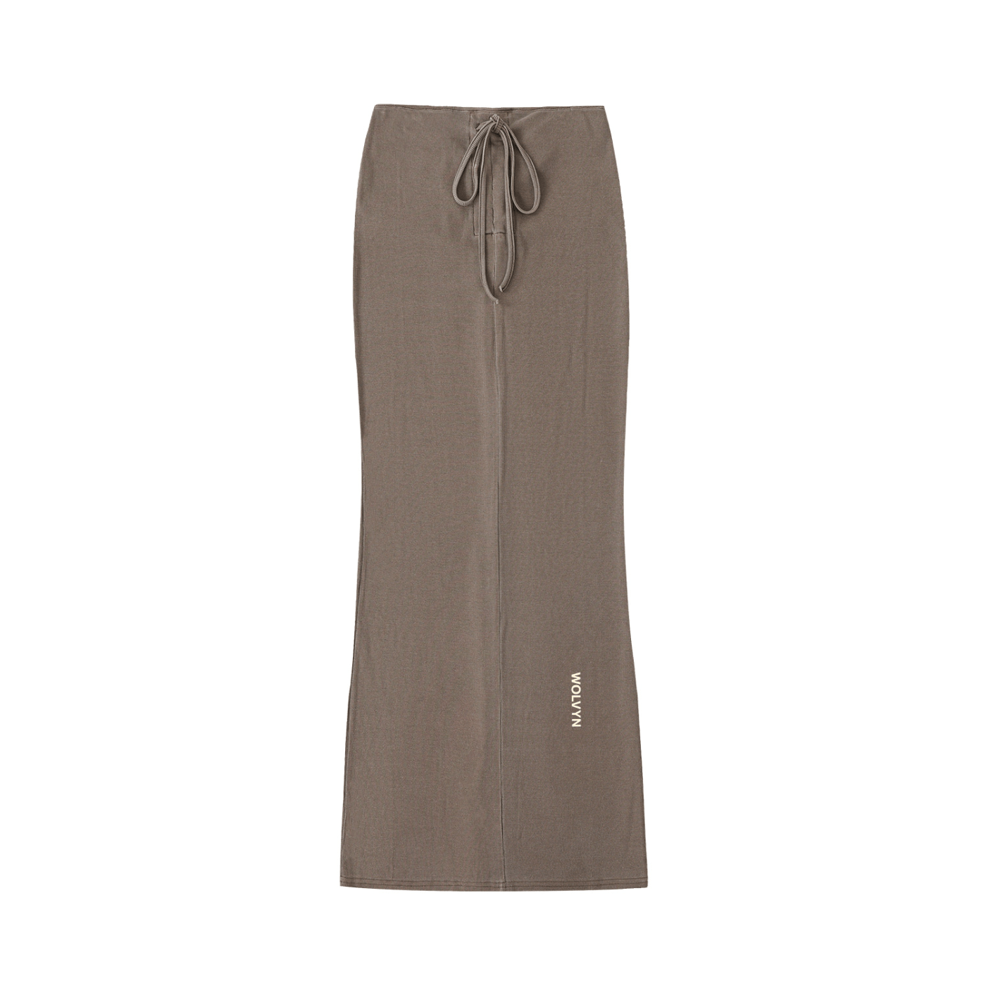 Wolvyn Dyed Washed Drawstring Maxi Skirt - Wolvyn Apparel