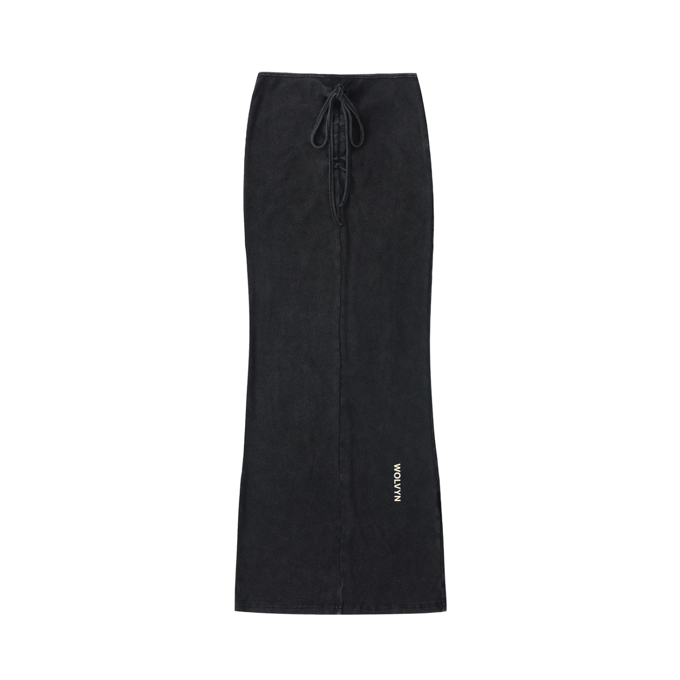 Wolvyn Dyed Washed Drawstring Maxi Skirt - Wolvyn Apparel