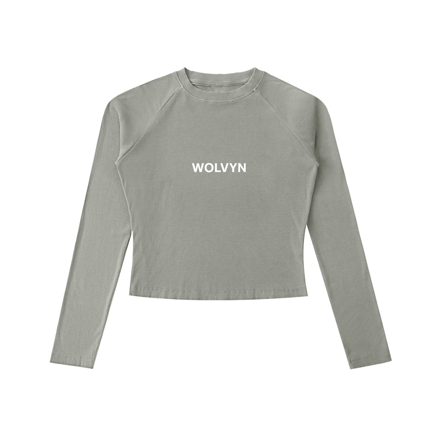 Wolvyn Dyed Washed Raglan Long Sleeve Slim T-Shirt - Wolvyn Apparel