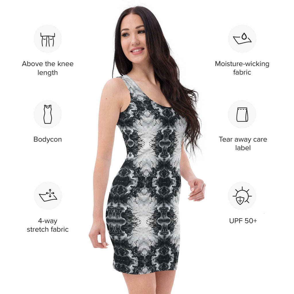 Wolvyn Enigma Bodycon dress - Wolvyn Apparel