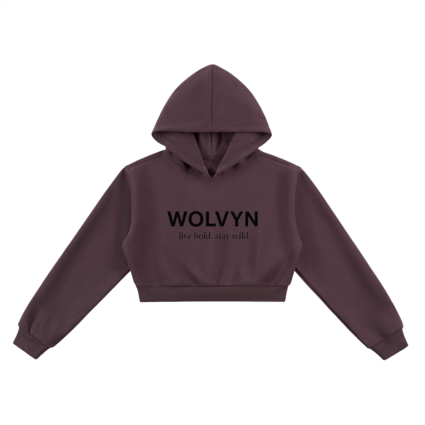 Wolvyn Essential Cropped Hoodie - Wolvyn Apparel