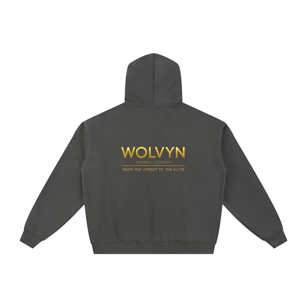 Wolvyn Essential Fleece Zip - Through Hoodie - Wolvyn Apparel