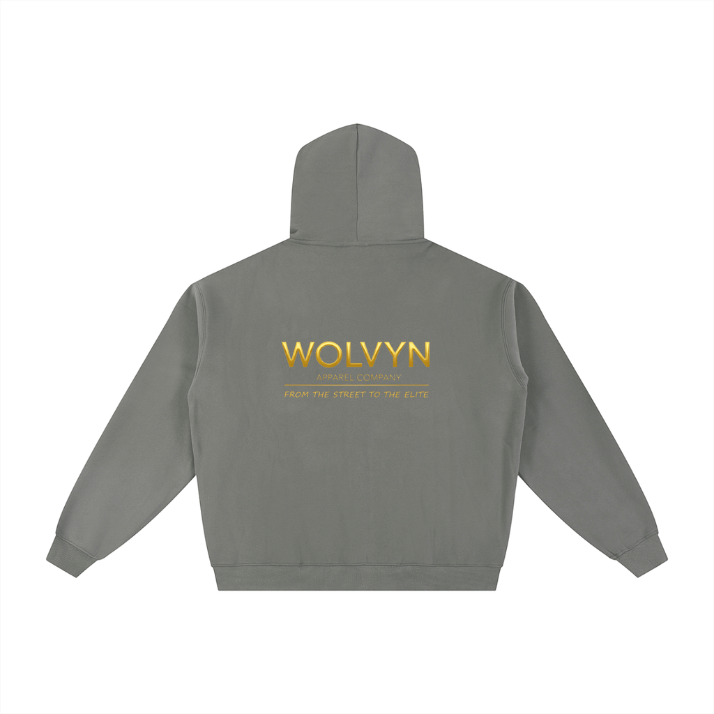 Wolvyn Essential Fleece Zip - Through Hoodie - Wolvyn Apparel