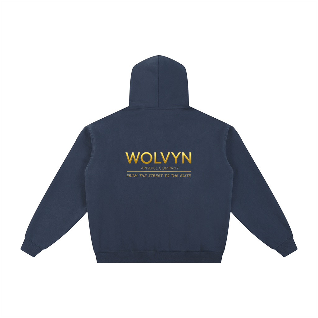 Wolvyn Essential Fleece Zip - Through Hoodie - Wolvyn Apparel