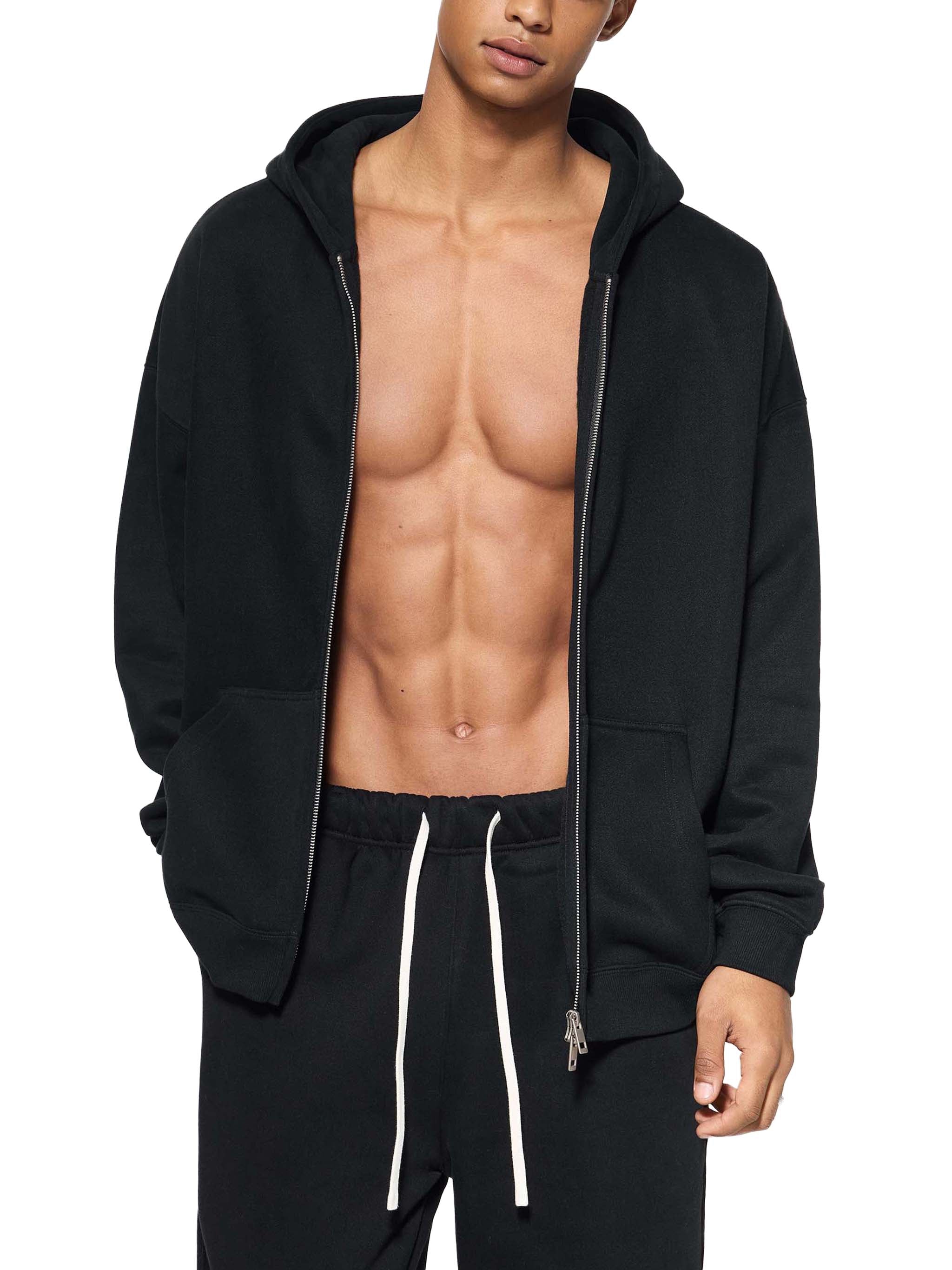 Wolvyn Essential Fleece Zip - Through Hoodie - Wolvyn Apparel