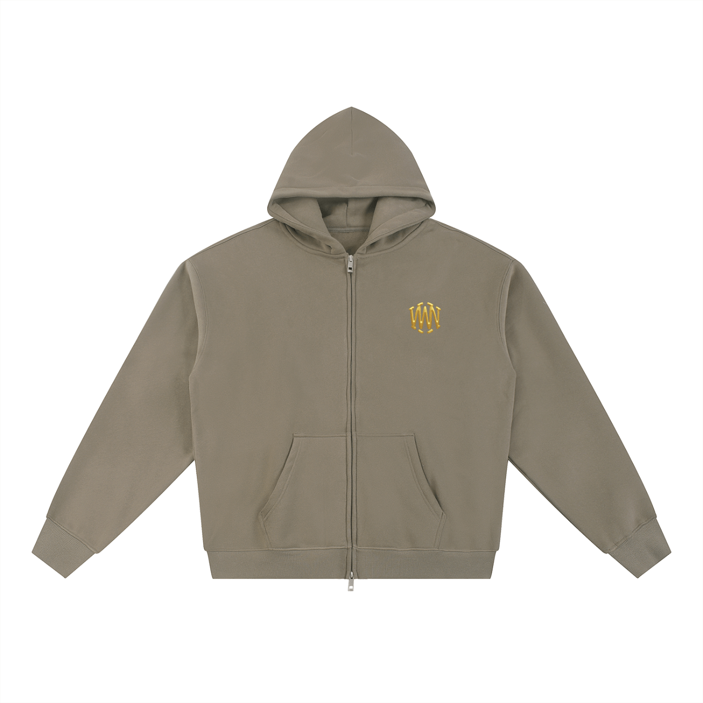Wolvyn Essential Fleece Zip - Through Hoodie - Wolvyn Apparel