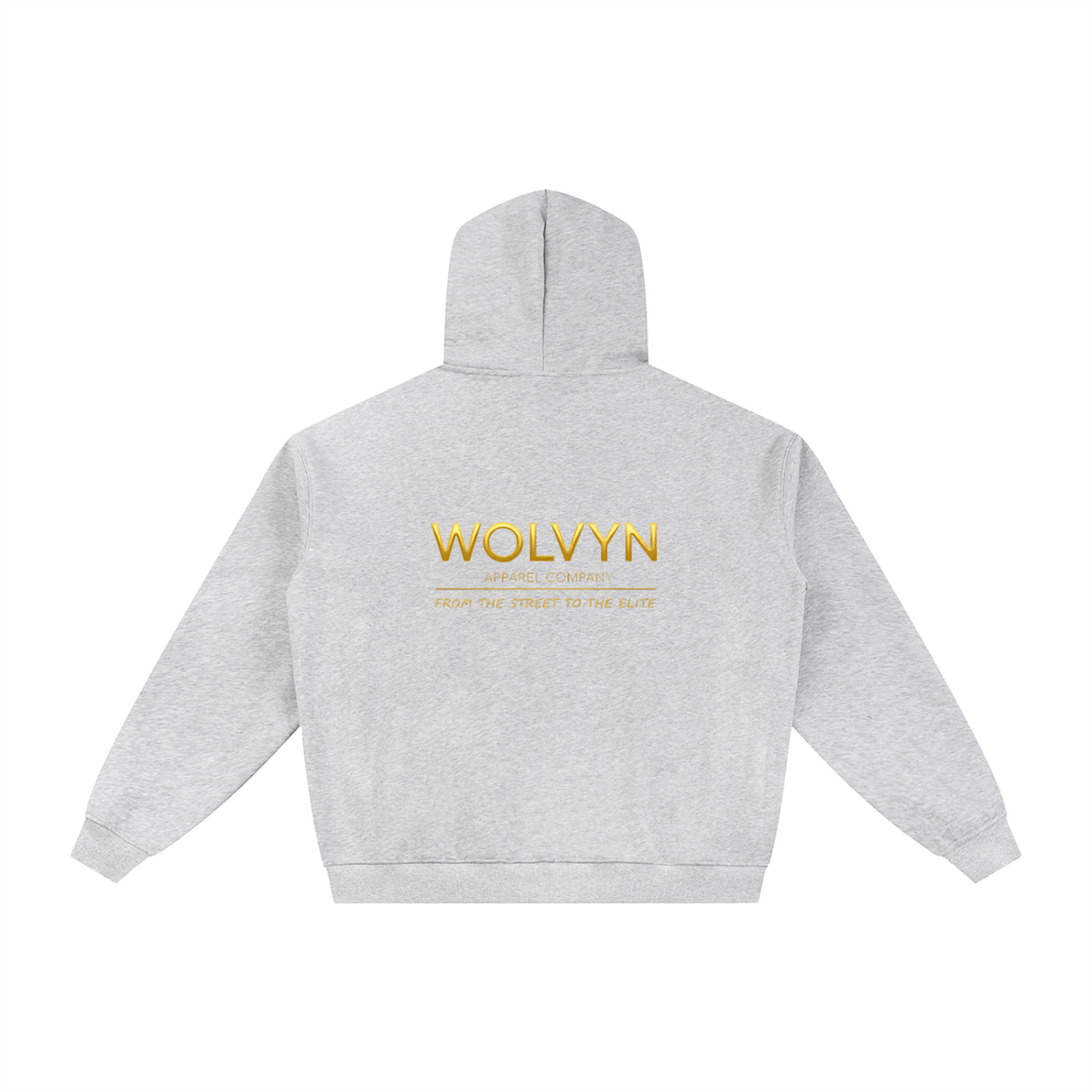 Wolvyn Essential Fleece Zip - Through Hoodie - Wolvyn Apparel