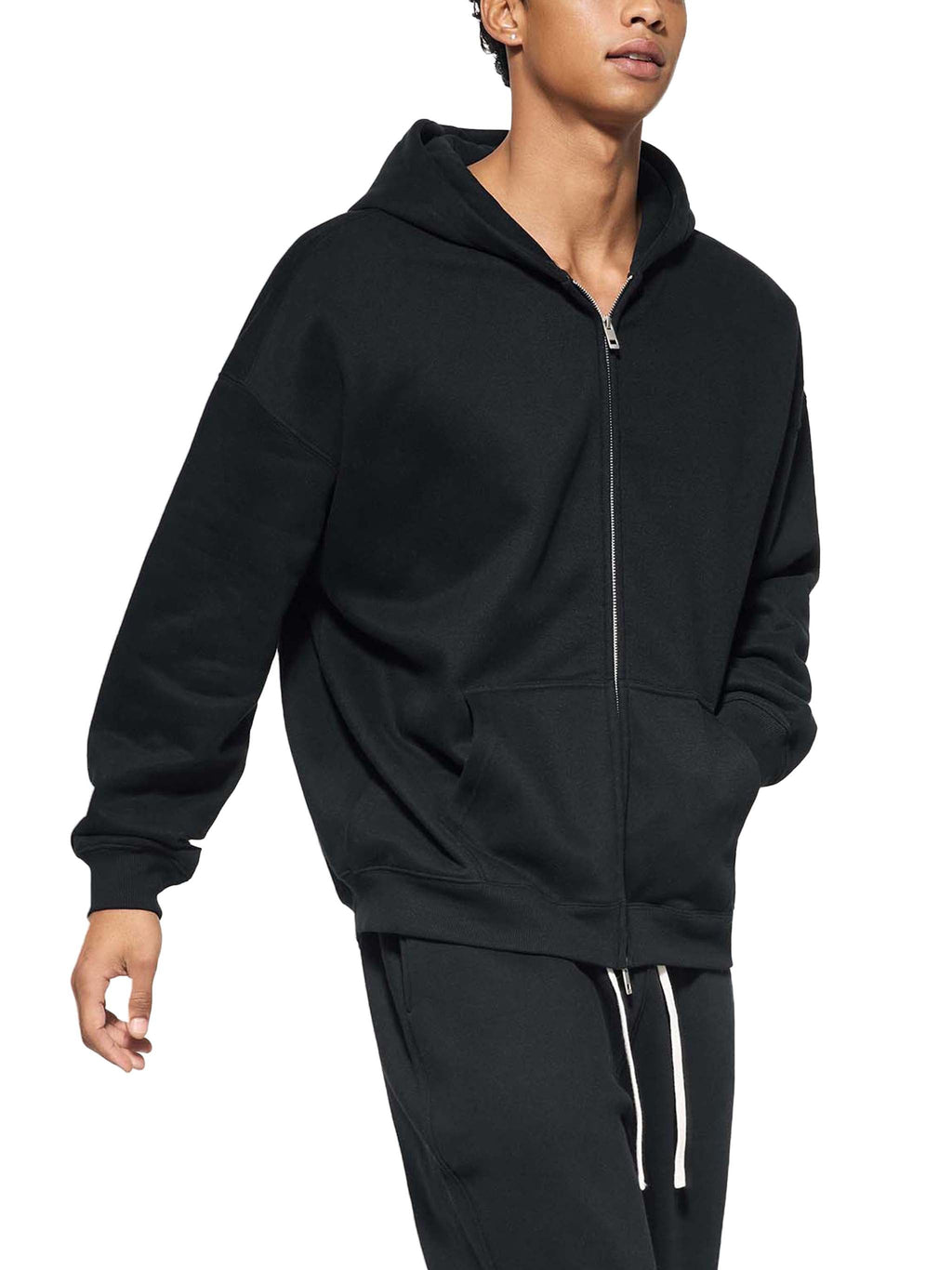 Wolvyn Essential Fleece Zip - Through Hoodie - Wolvyn Apparel