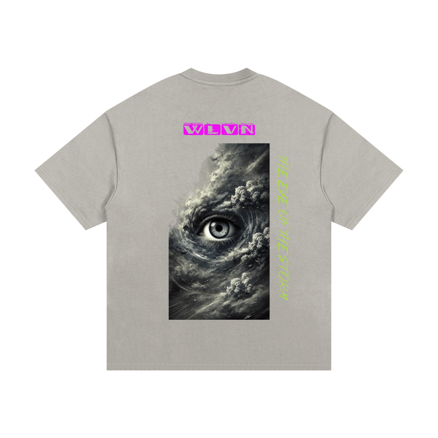 Wolvyn Eye of The Storm Heavyweight Cotton T-Shirt - Wolvyn Apparel