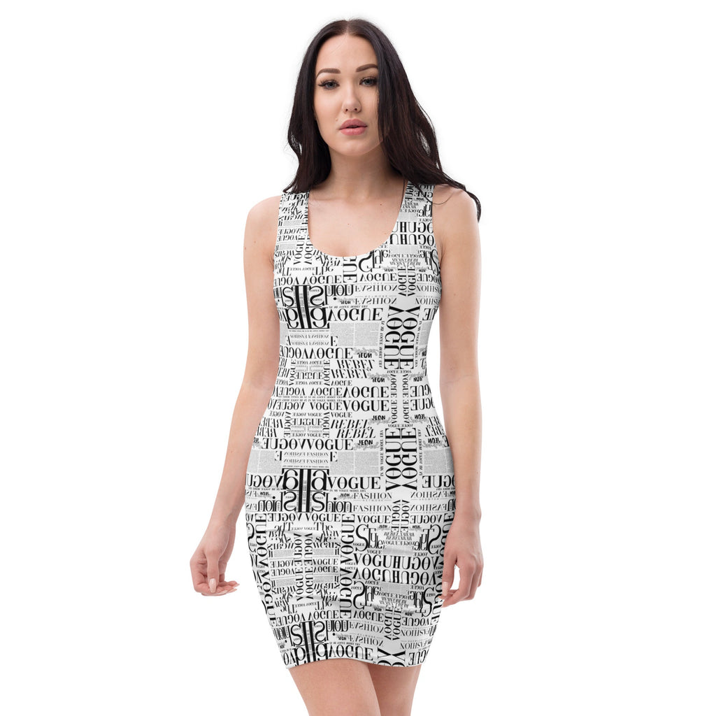 Wolvyn Fashion Vogue Bodycon dress - Wolvyn Apparel