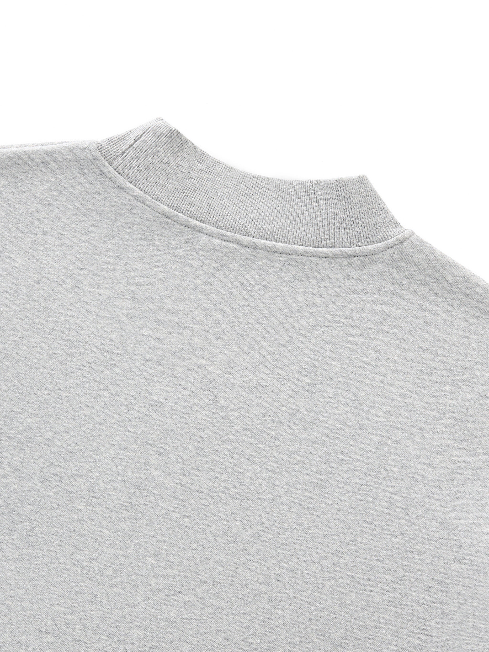 Wolvyn Fleece Mid - Neck Crew Sweatshirt - Wolvyn Apparel