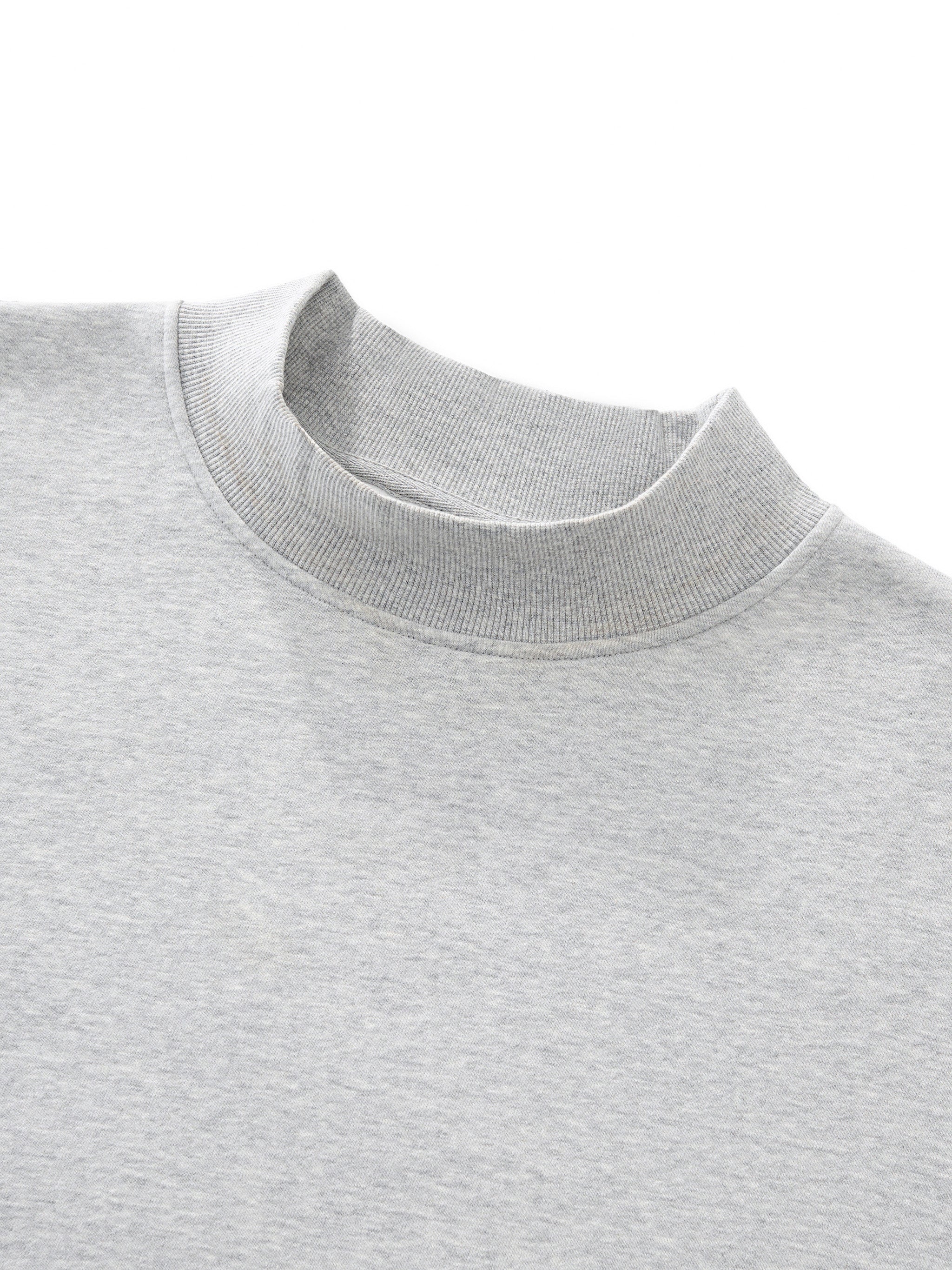 Wolvyn Fleece Mid - Neck Crew Sweatshirt - Wolvyn Apparel