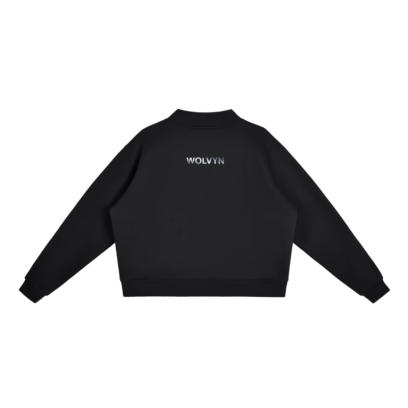 Wolvyn Fleece Mid - Neck Crew Sweatshirt - Wolvyn Apparel