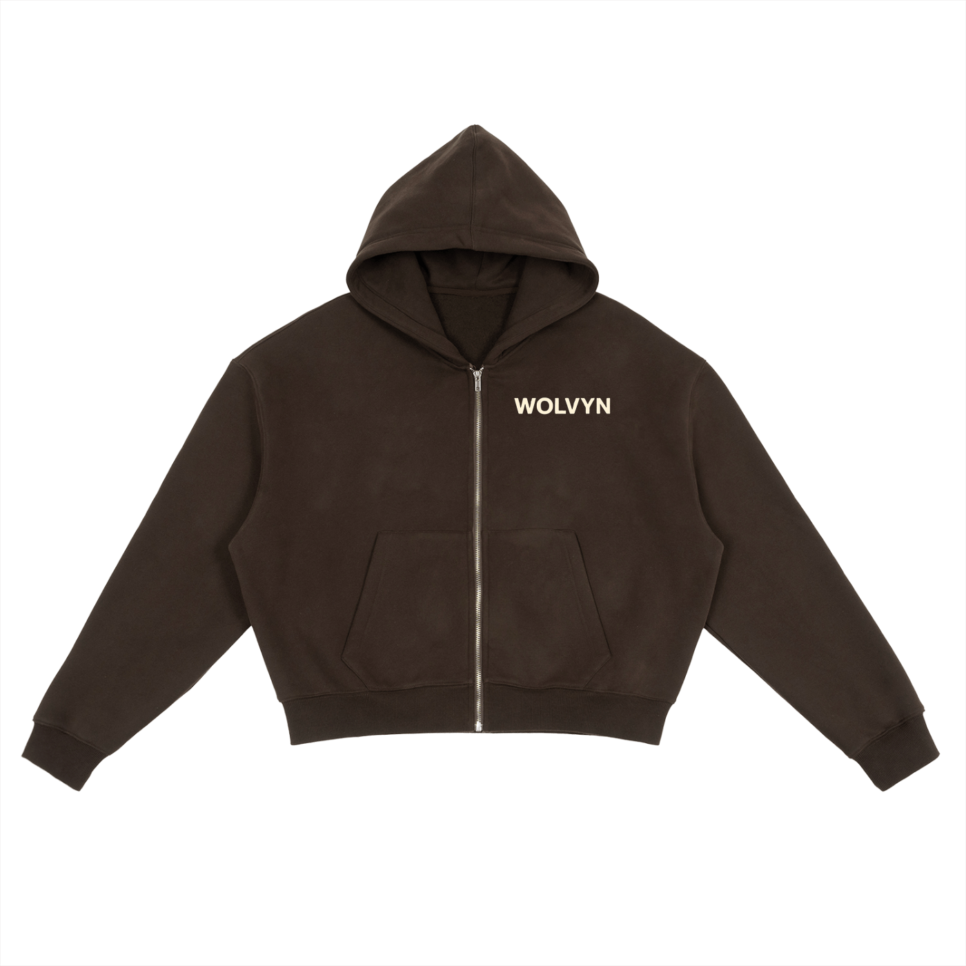 Wolvyn Fleece Zip - Up Boxy Hoodie - Wolvyn Apparel