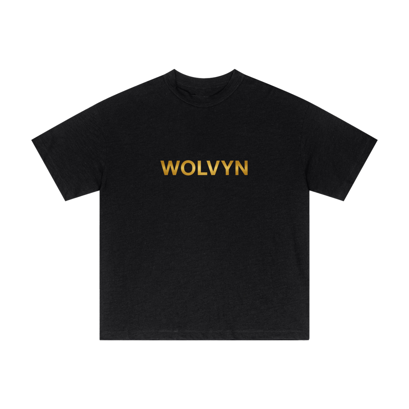 Wolvyn Gold Slub Cotton Plain T-Shirt - Wolvyn Apparel