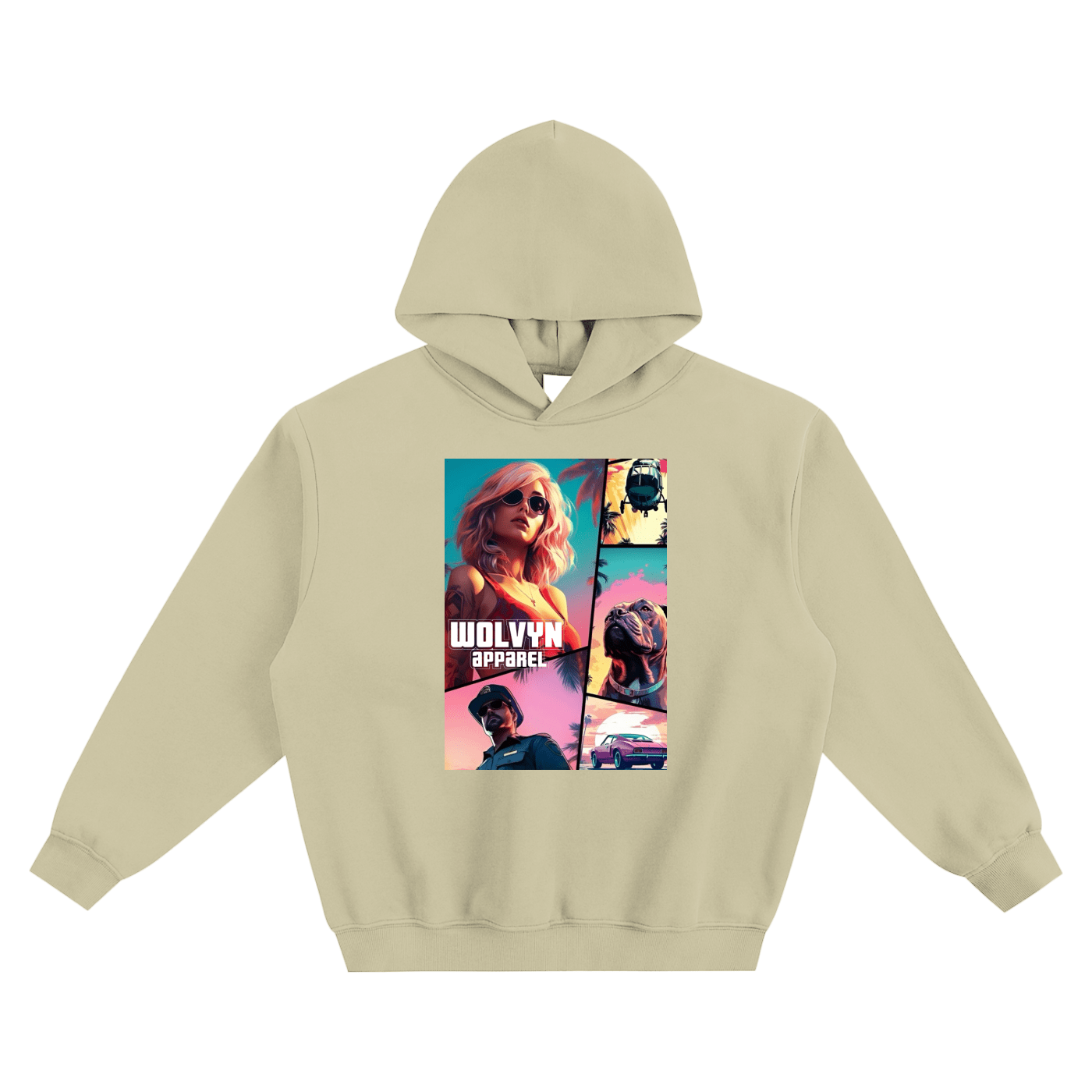 Wolvyn Grand Theft Fleeced Boxy Hoodie - Wolvyn Apparel