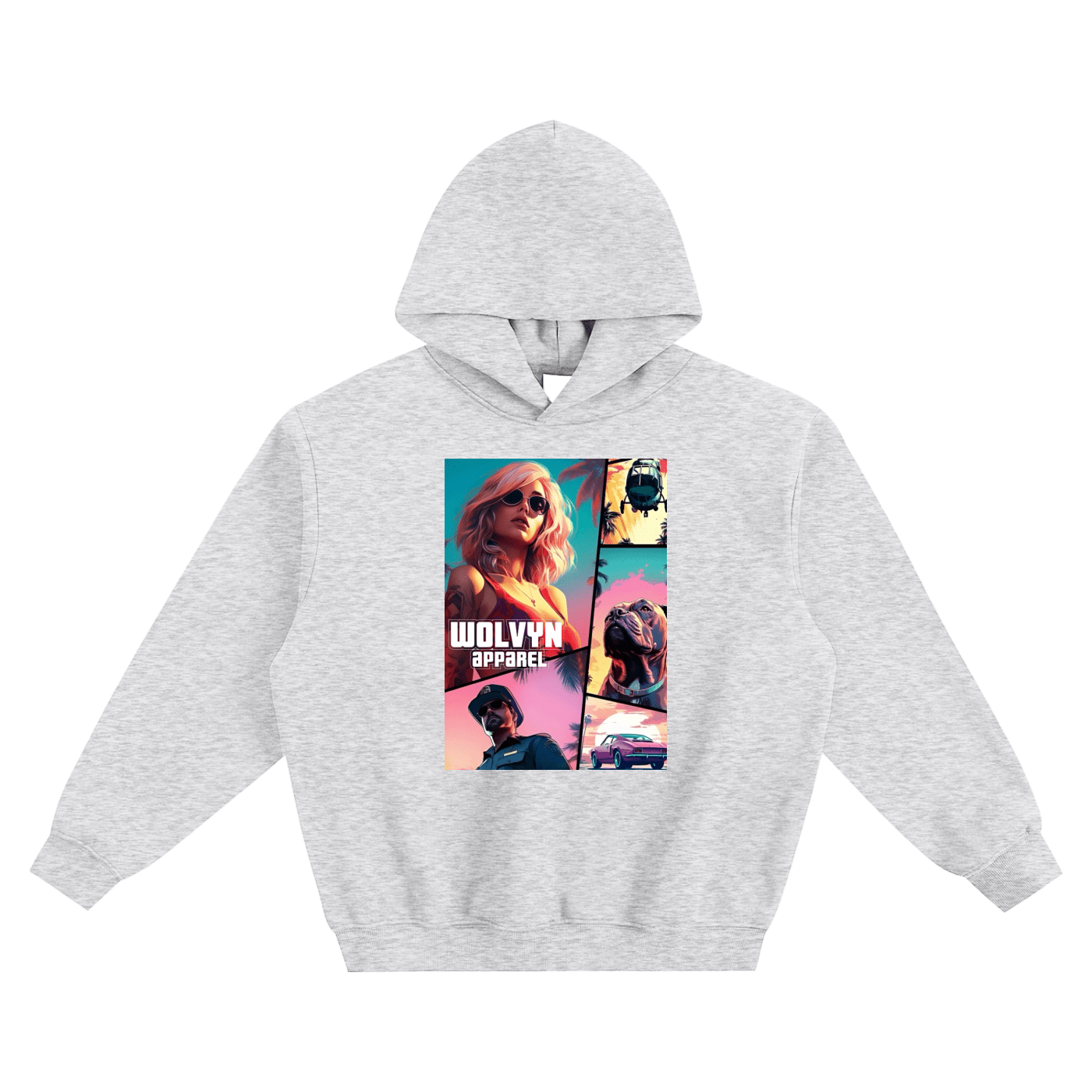 Wolvyn Grand Theft Fleeced Boxy Hoodie - Wolvyn Apparel
