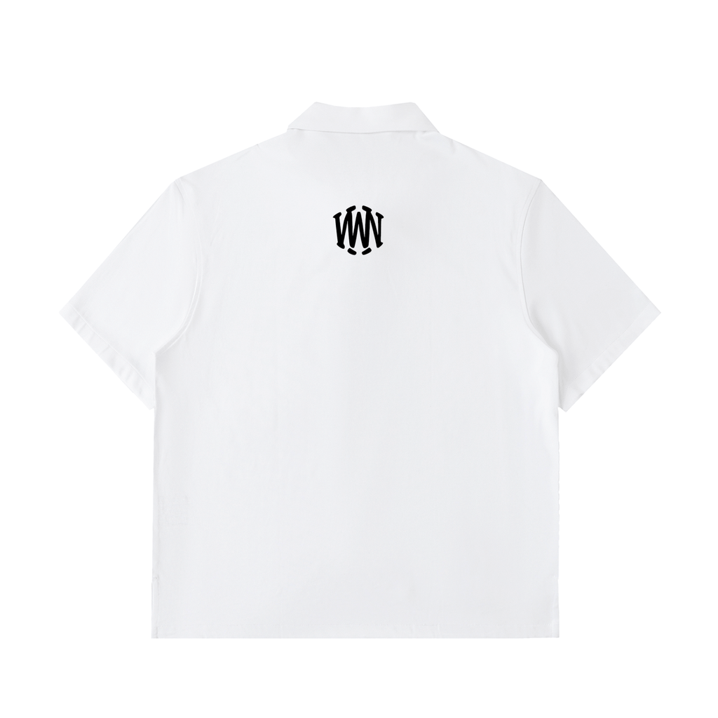 Wolvyn Half - Zip Cotton Polo Shirt - Wolvyn Apparel