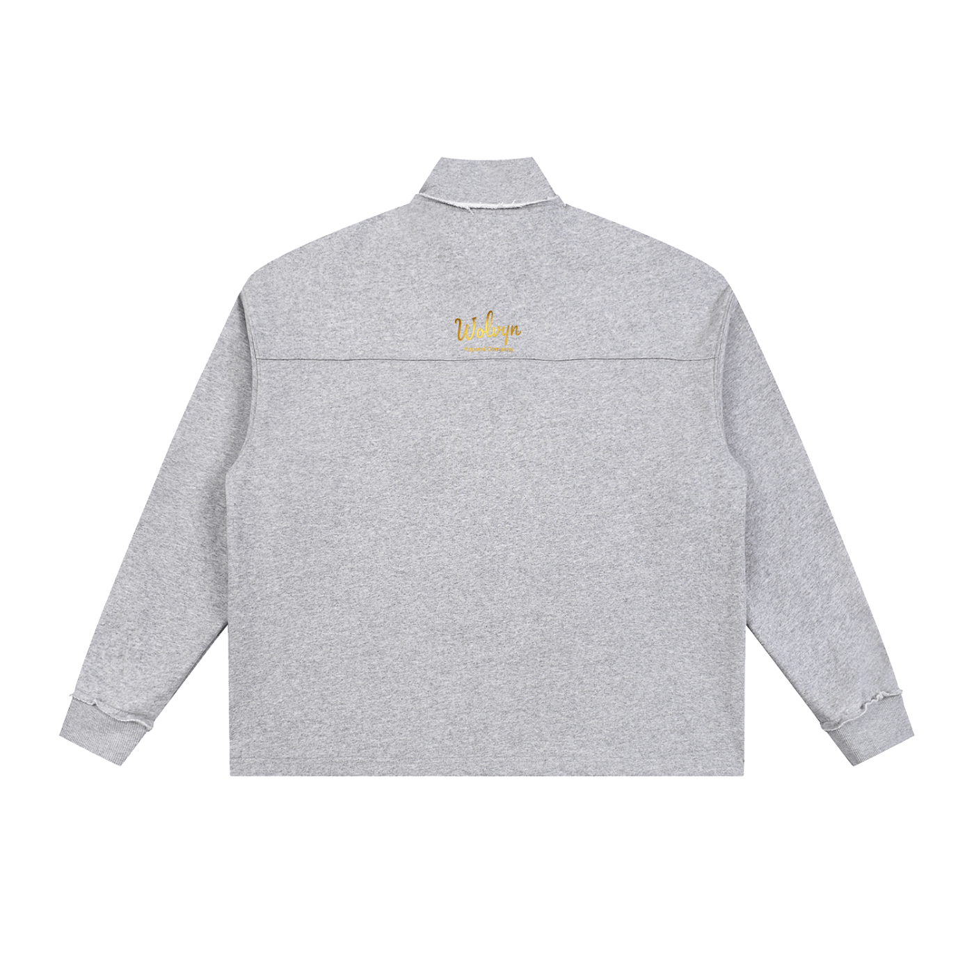 Wolvyn Half - Zip Rolled Edge Fleece Sweatshirt - Wolvyn Apparel