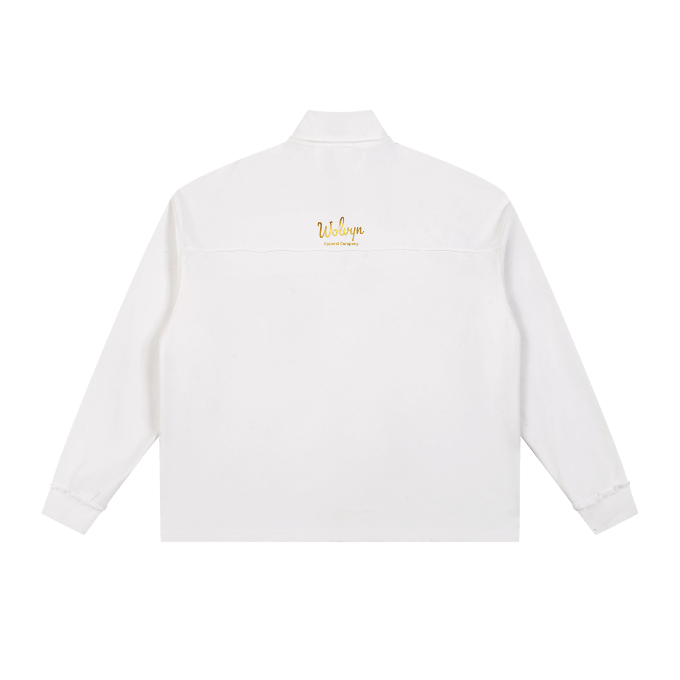 Wolvyn Half - Zip Rolled Edge Fleece Sweatshirt - Wolvyn Apparel