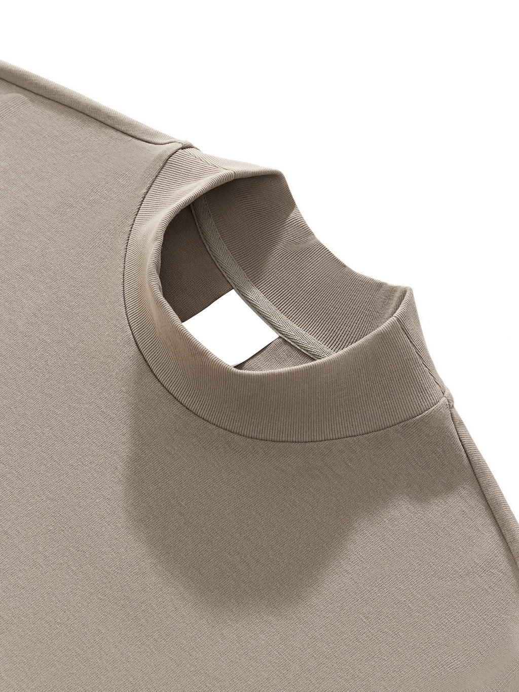 Wolvyn Heavyweight Oversized Mock Neck T-shirt - Wolvyn Apparel