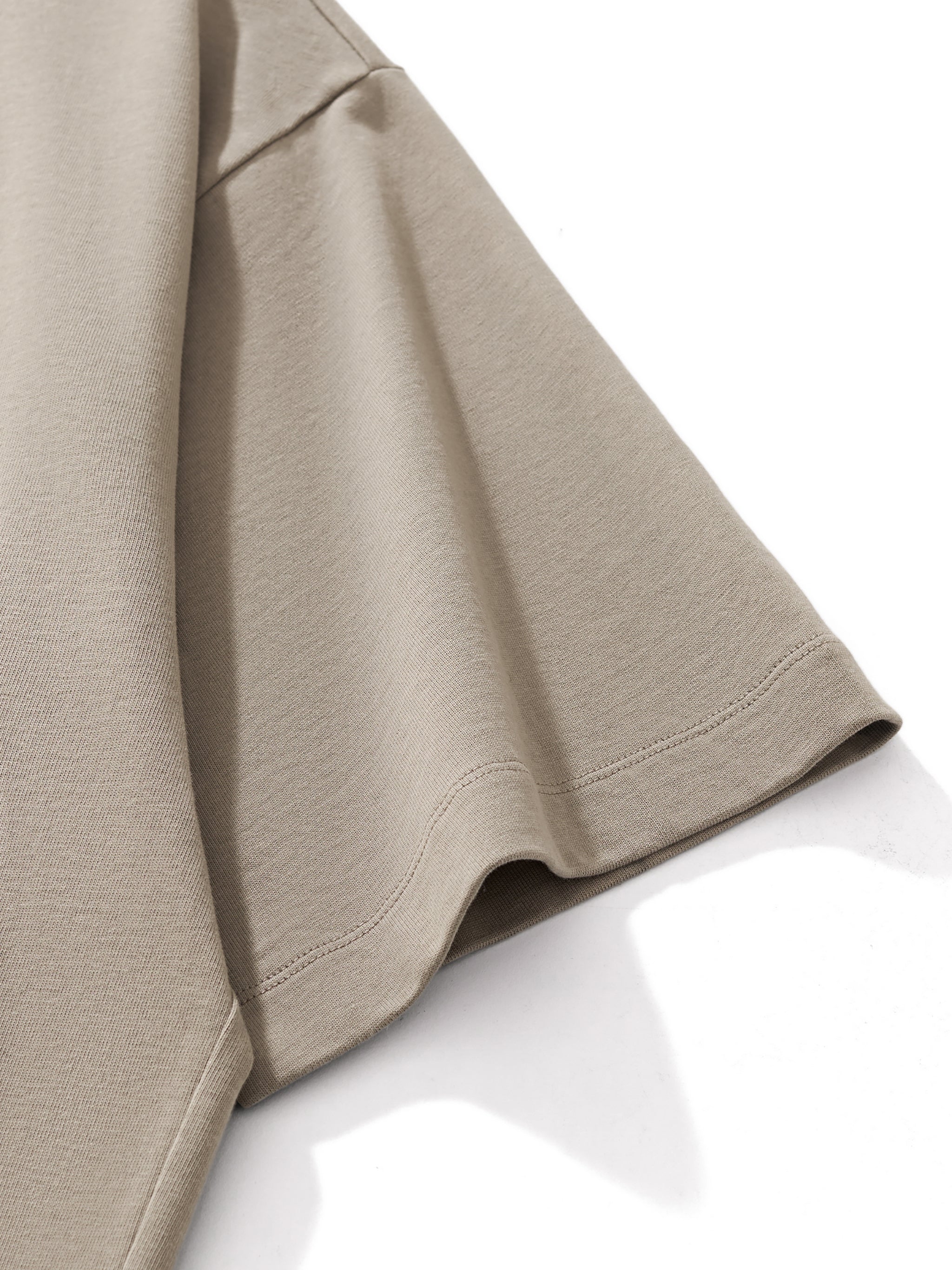 Wolvyn Heavyweight Oversized Mock Neck T-shirt - Wolvyn Apparel