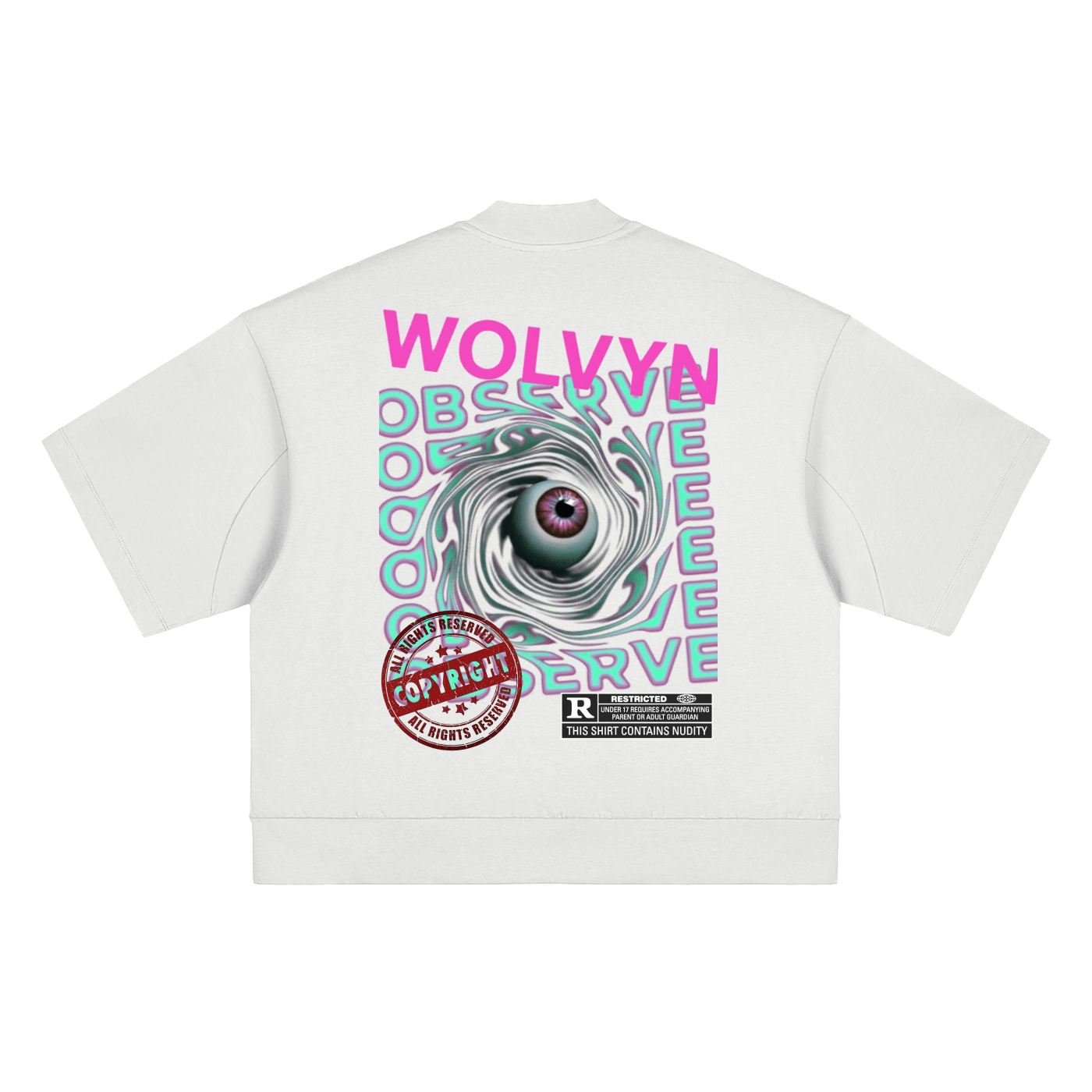 Wolvyn Heavyweight Oversized Mock Neck T-shirt - Wolvyn Apparel