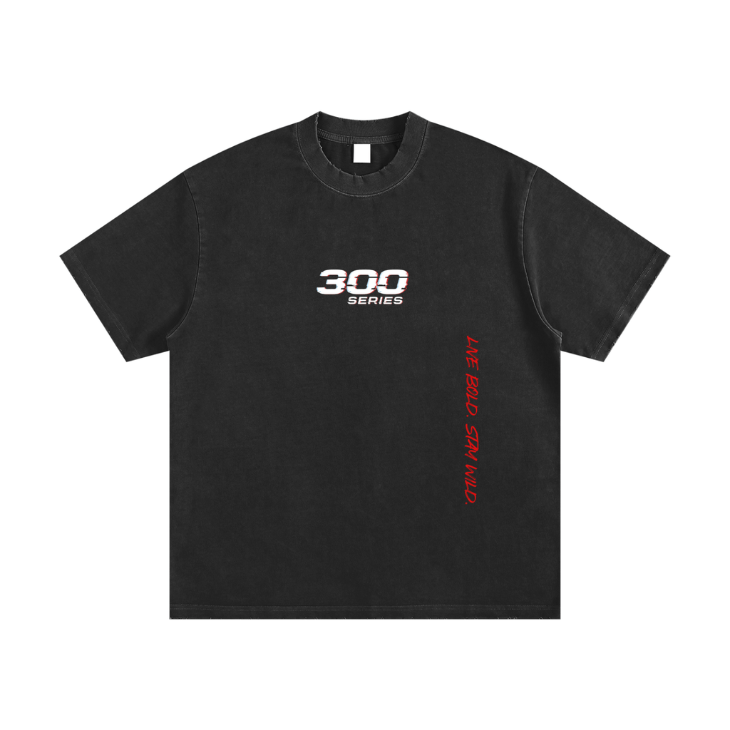 Wolvyn Heavyweight Vintage Washed Frayed T-Shirt - Wolvyn Apparel