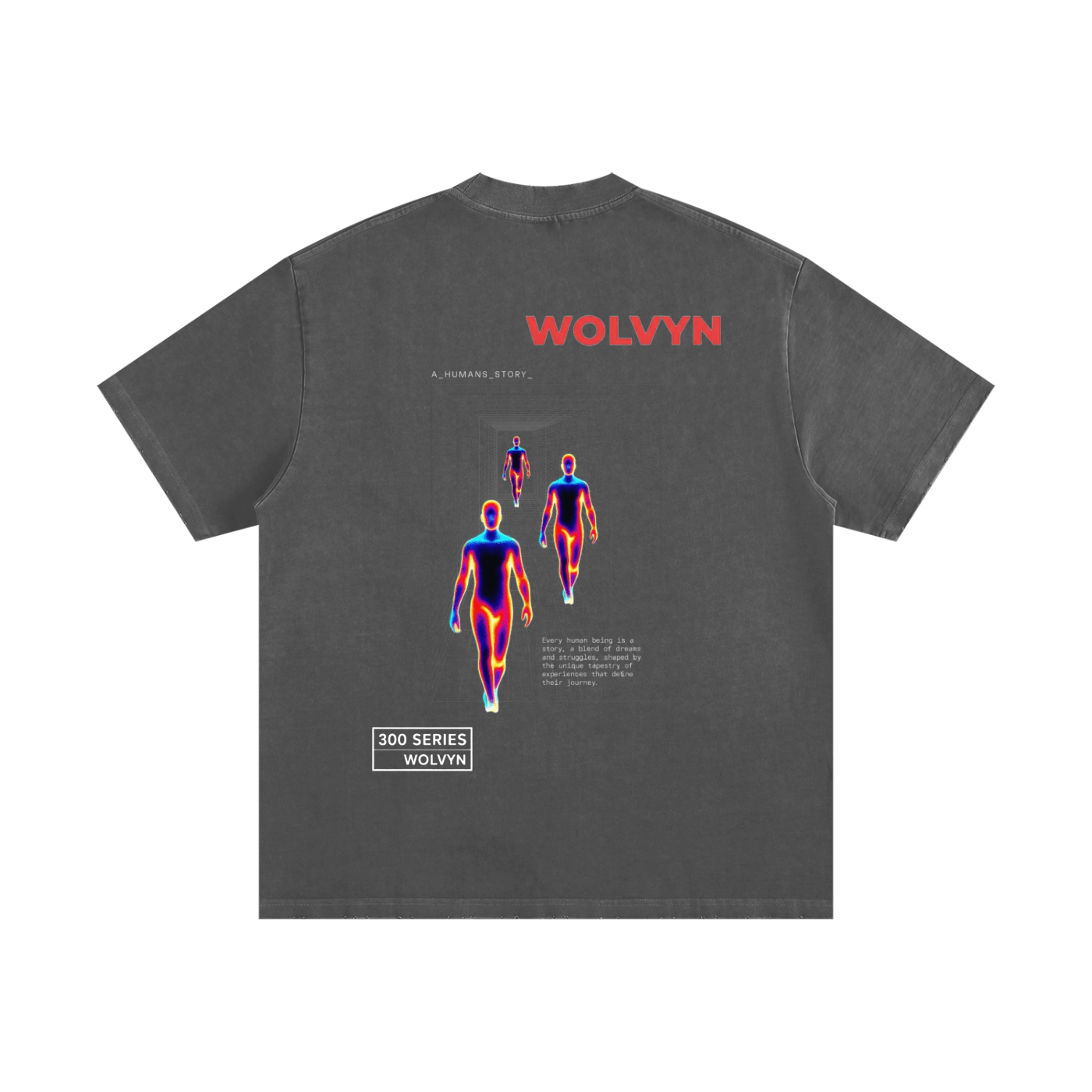 Wolvyn Heavyweight Vintage Washed Frayed T-Shirt - Wolvyn Apparel