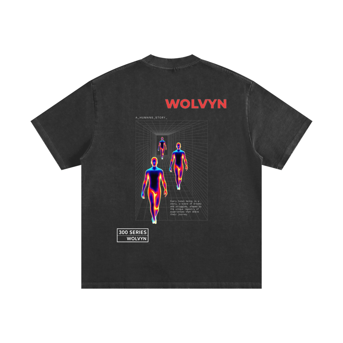 Wolvyn Heavyweight Vintage Washed Frayed T-Shirt - Wolvyn Apparel